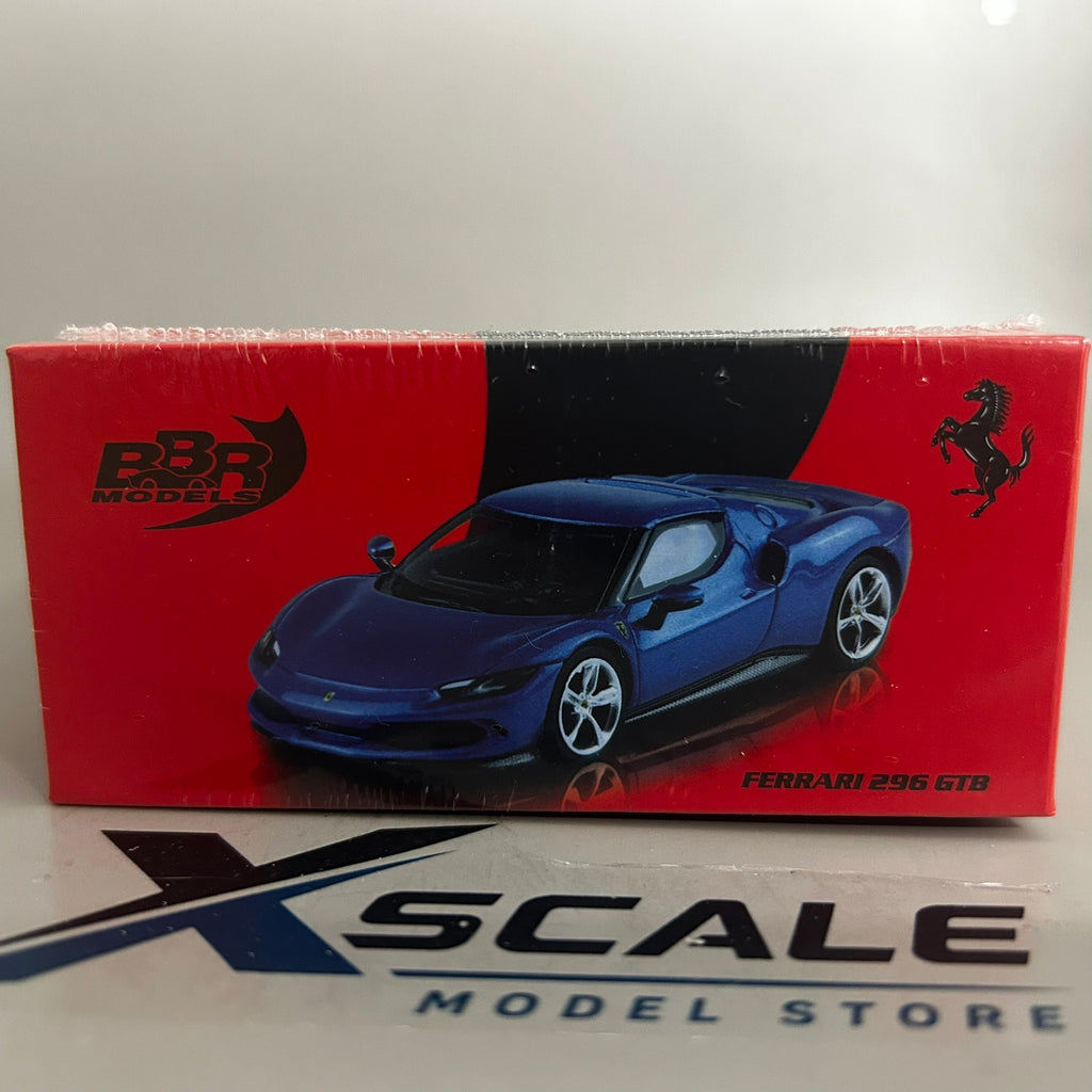 BBR 1/64 Ferrari 296 GTB Blue