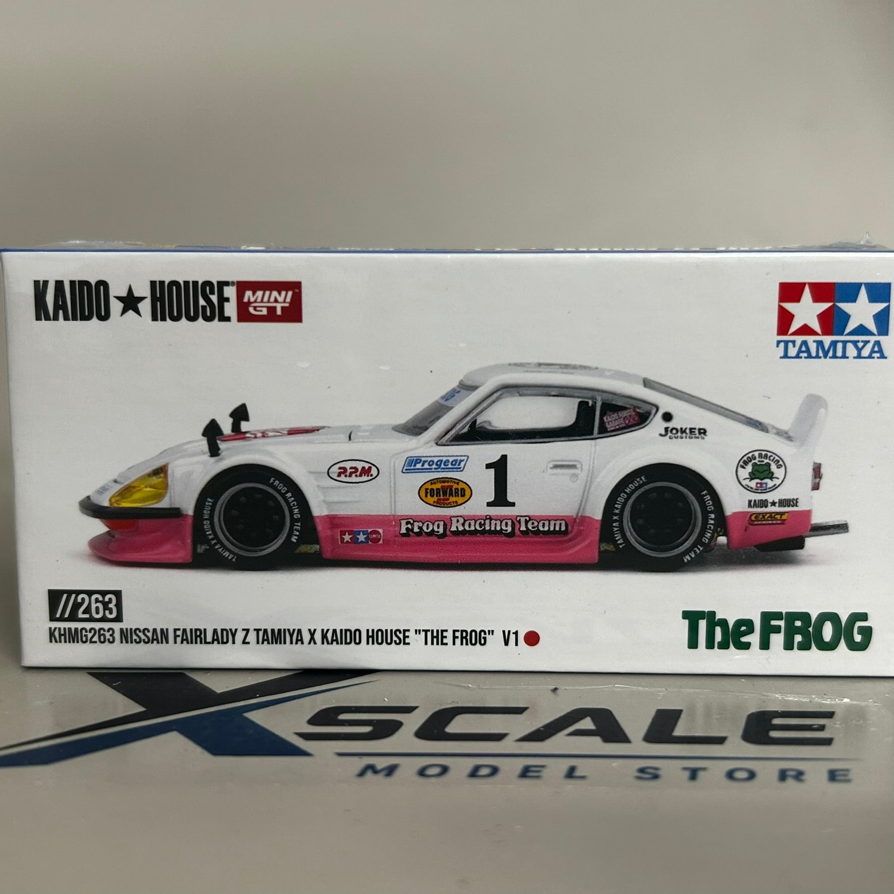 Mini GT Kaido House 1/64 Nissan Fairlady Z Tamiya The Frog V1