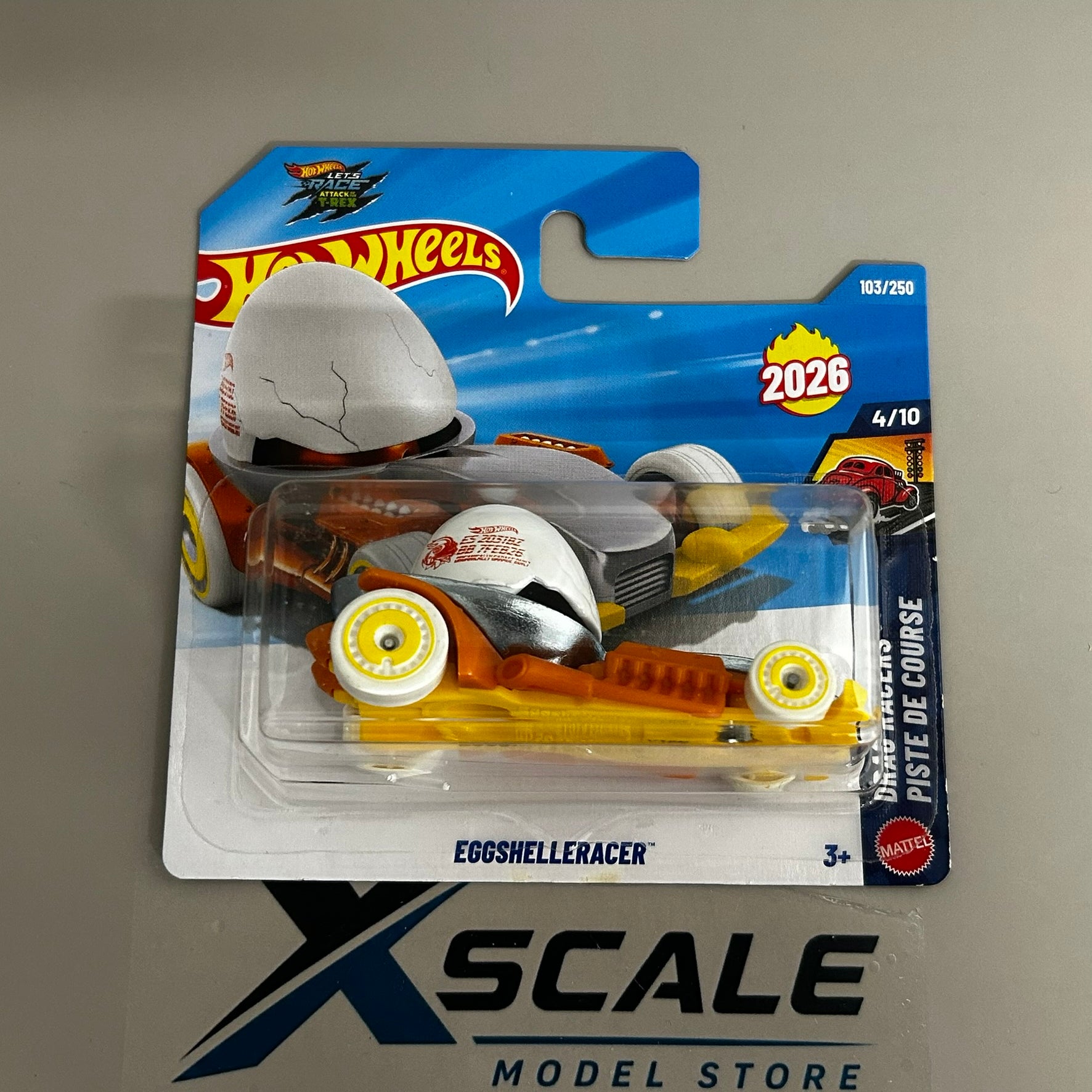 Hot Wheels 2026 M 1/64 Drag Eggshelleracer