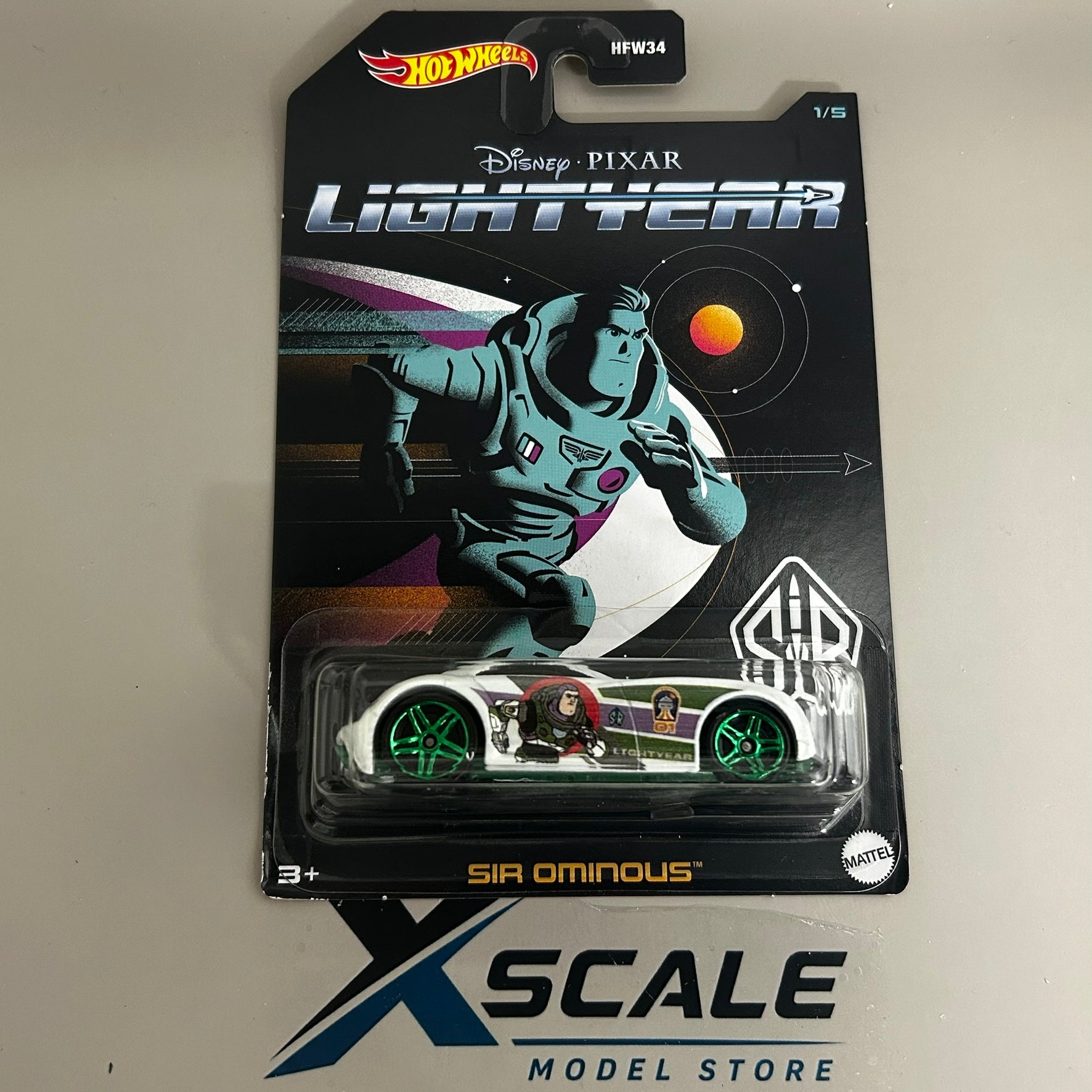 Silver Series Hot Wheels 1/64 Light Year Sir Ominous