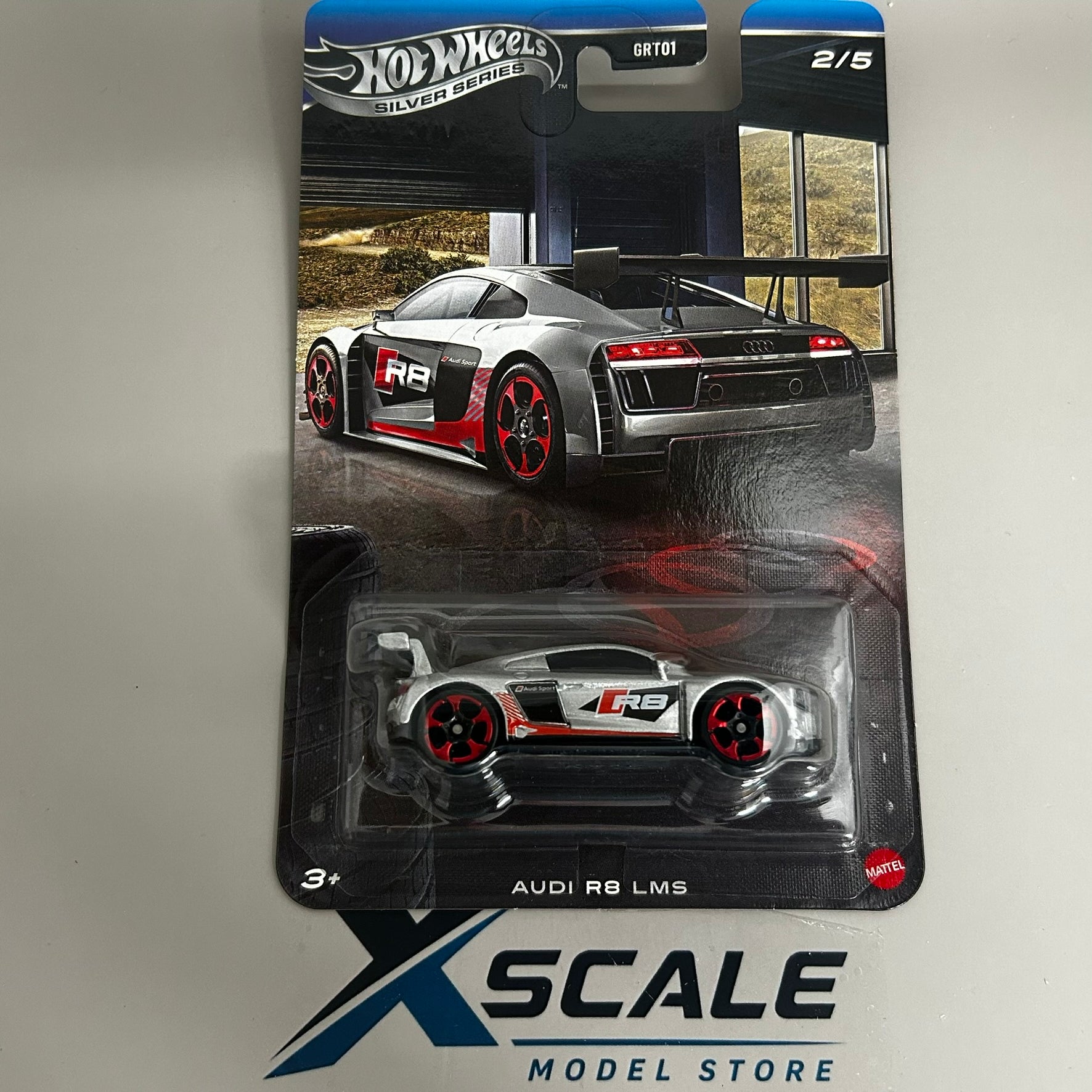 Silver Series Hot Wheels 1/64 Audi R8 LMS