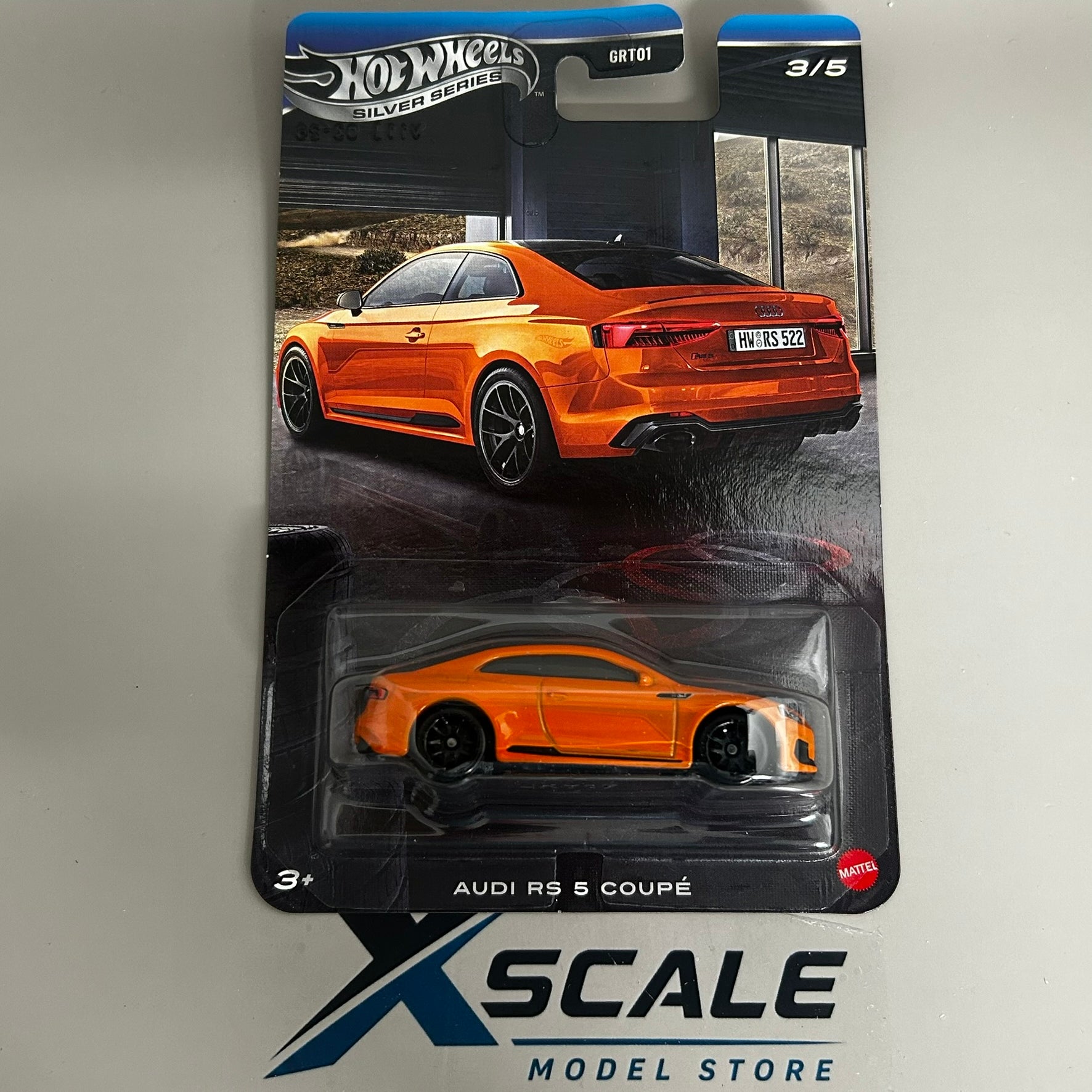 Silver Series Hot Wheels 1/64 Audi RS 5 Coupe