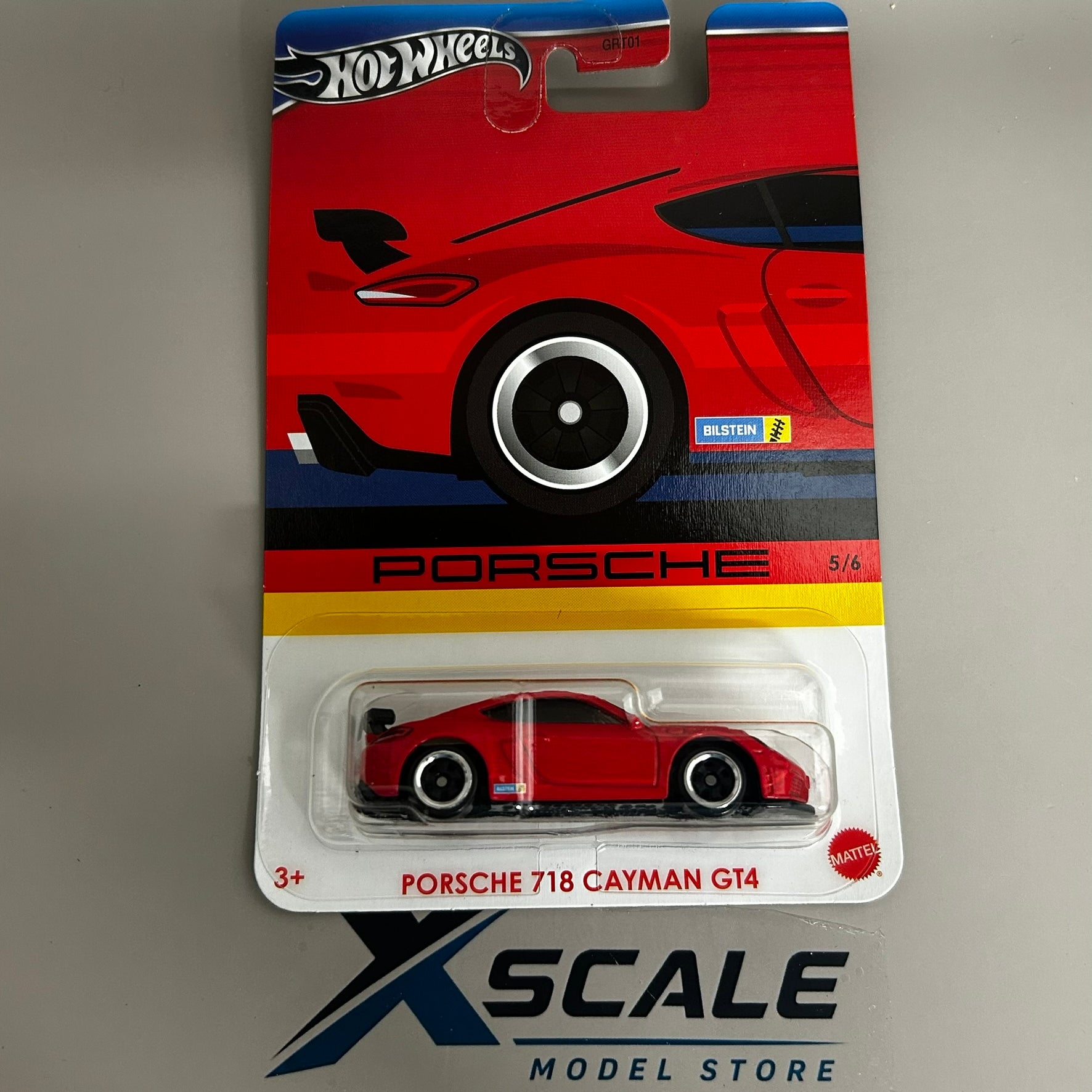Silver Series Hot Wheels 1/64 Porsche 718 Cayman GT4