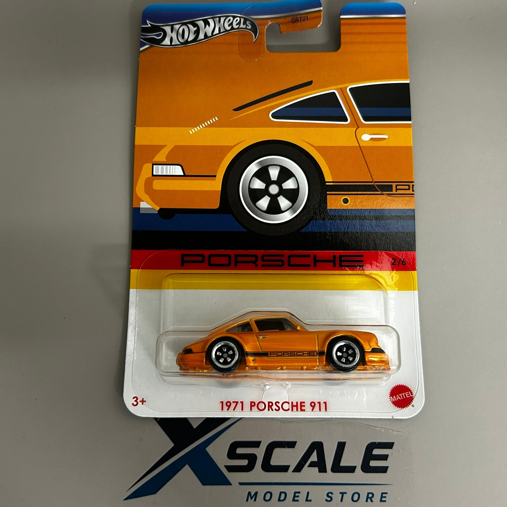Silver Series Hot Wheels 1/64 Porsche 1971 911