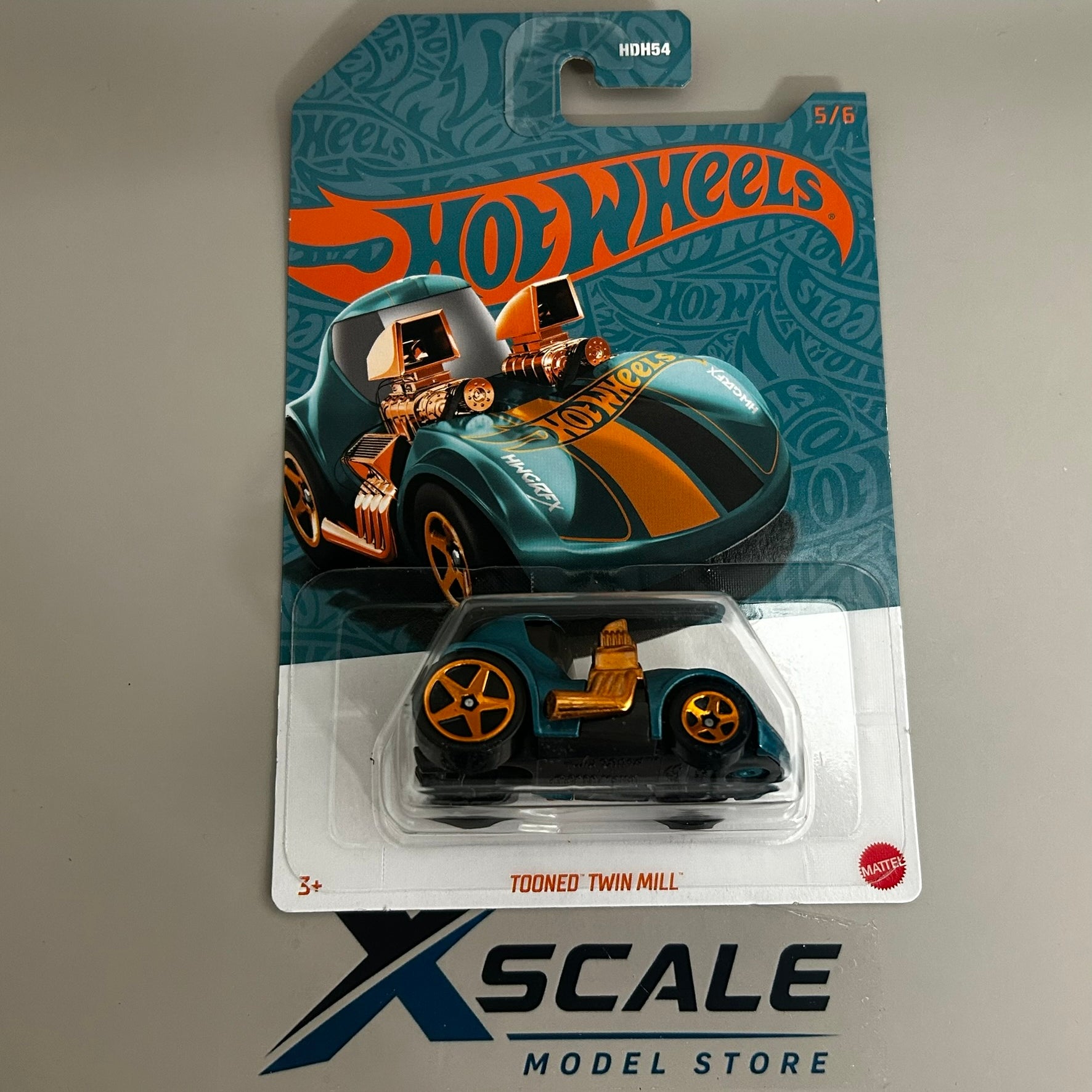 Silver Series Hot Wheels 1/64 56th Anniversary Tooned Twin Mill