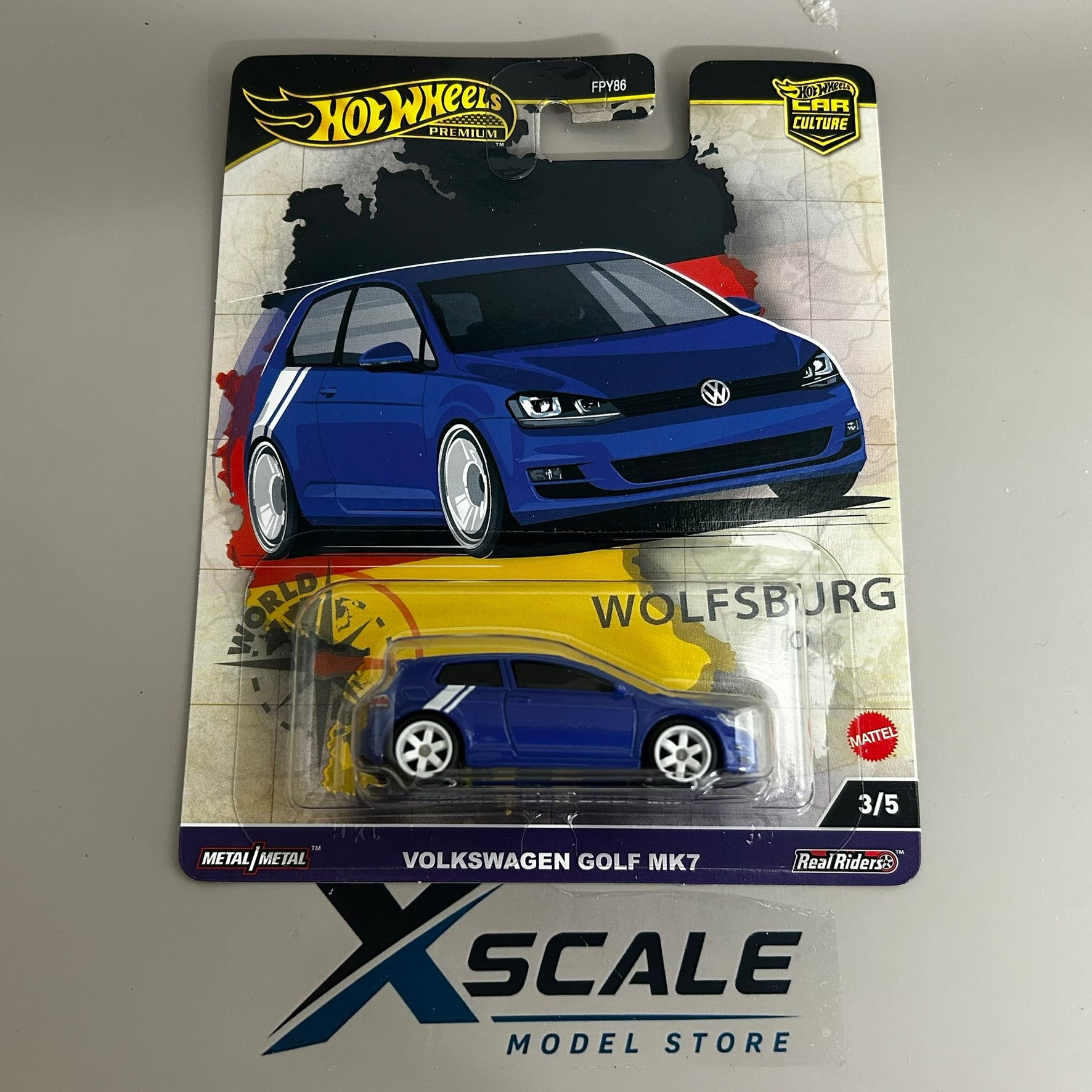 Premium Hot Wheels 1/64 Car Culture Wolfburg Volkswagen VW Golf MK7