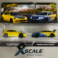 Premium Hot Wheels 1/64 Twin Pack Honda Civic 99 EK9 Type R