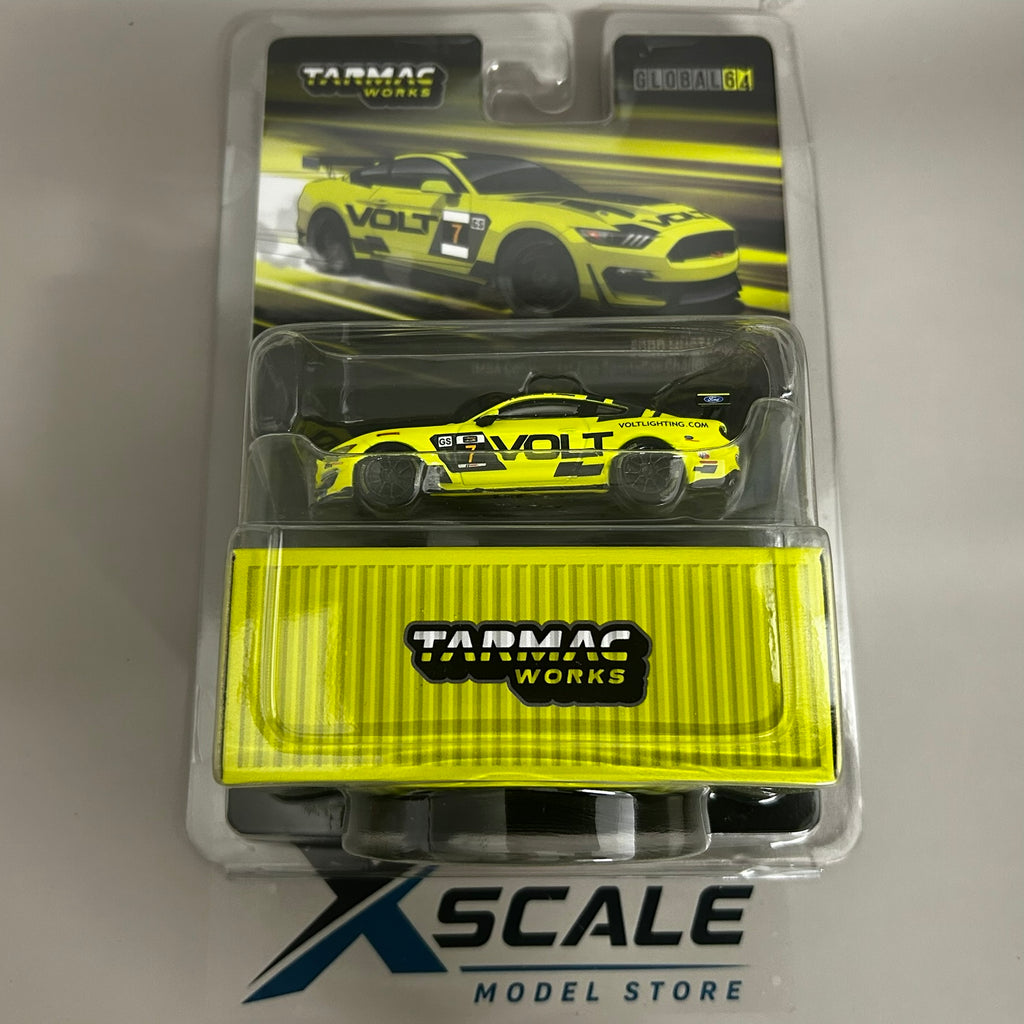 Tarmac Works 1/64 Ford Mustang GT4 Yellow