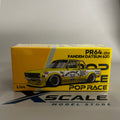 Pop Race 1/64 #250 Datsun Pandem 620 Yellow Mooneyes