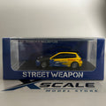 Street Weapon/Warrior 1/64 Honda Civic EG6 Spoon Sleeper Blue/Yellow (Copy)