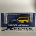 Street Weapon/Warrior 1/64 Nissan Skyline R34 Wagon Blue/Yellow