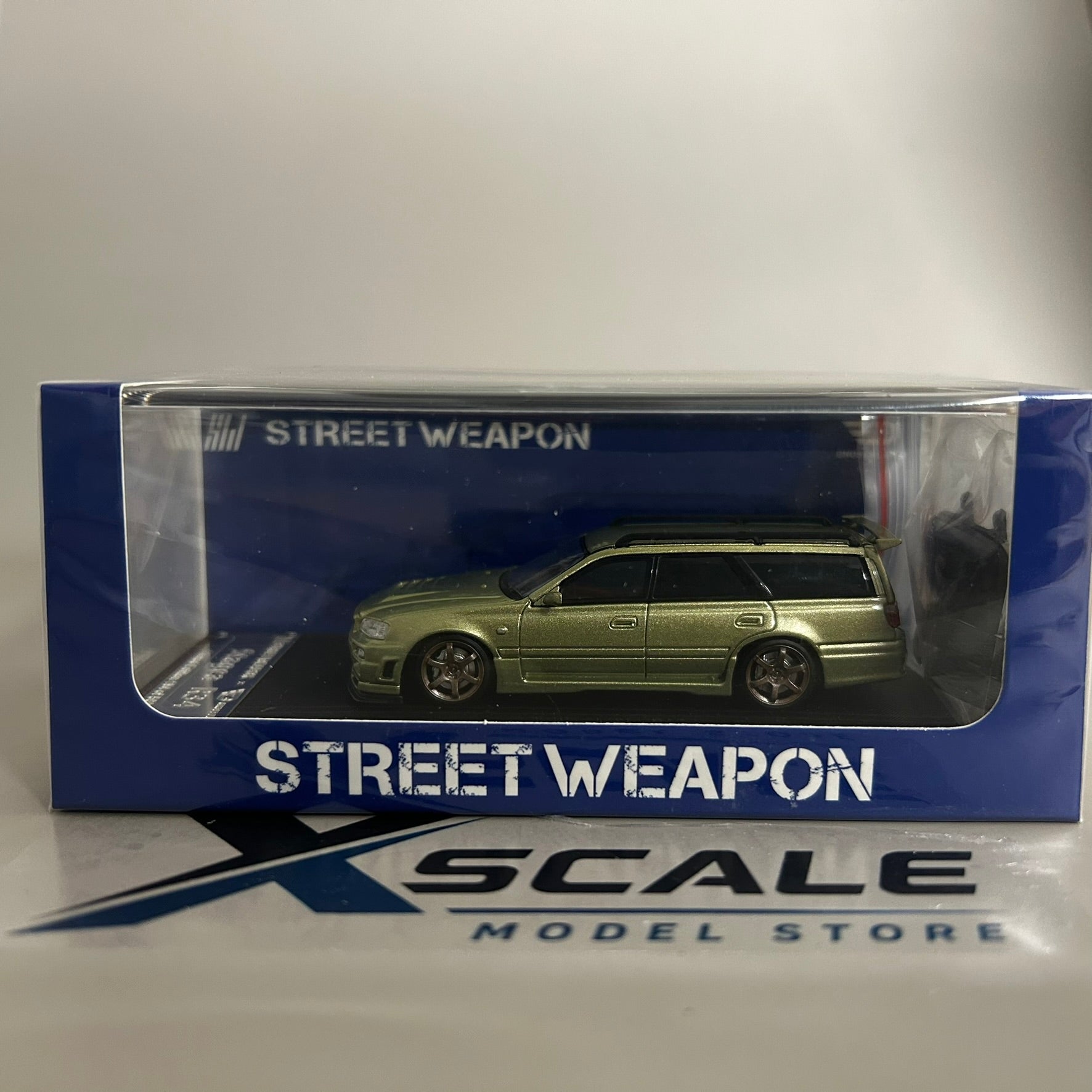 Street Weapon/Warrior 1/64 Nissan Skyline R34 Wagon Green