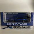 Street Weapon/Warrior 1/64 Nissan Skyline R34 Wagon Blue