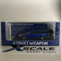 Street Weapon/Warrior 1/64 Nissan Skyline R34 Wagon Blue / Black Bonnet