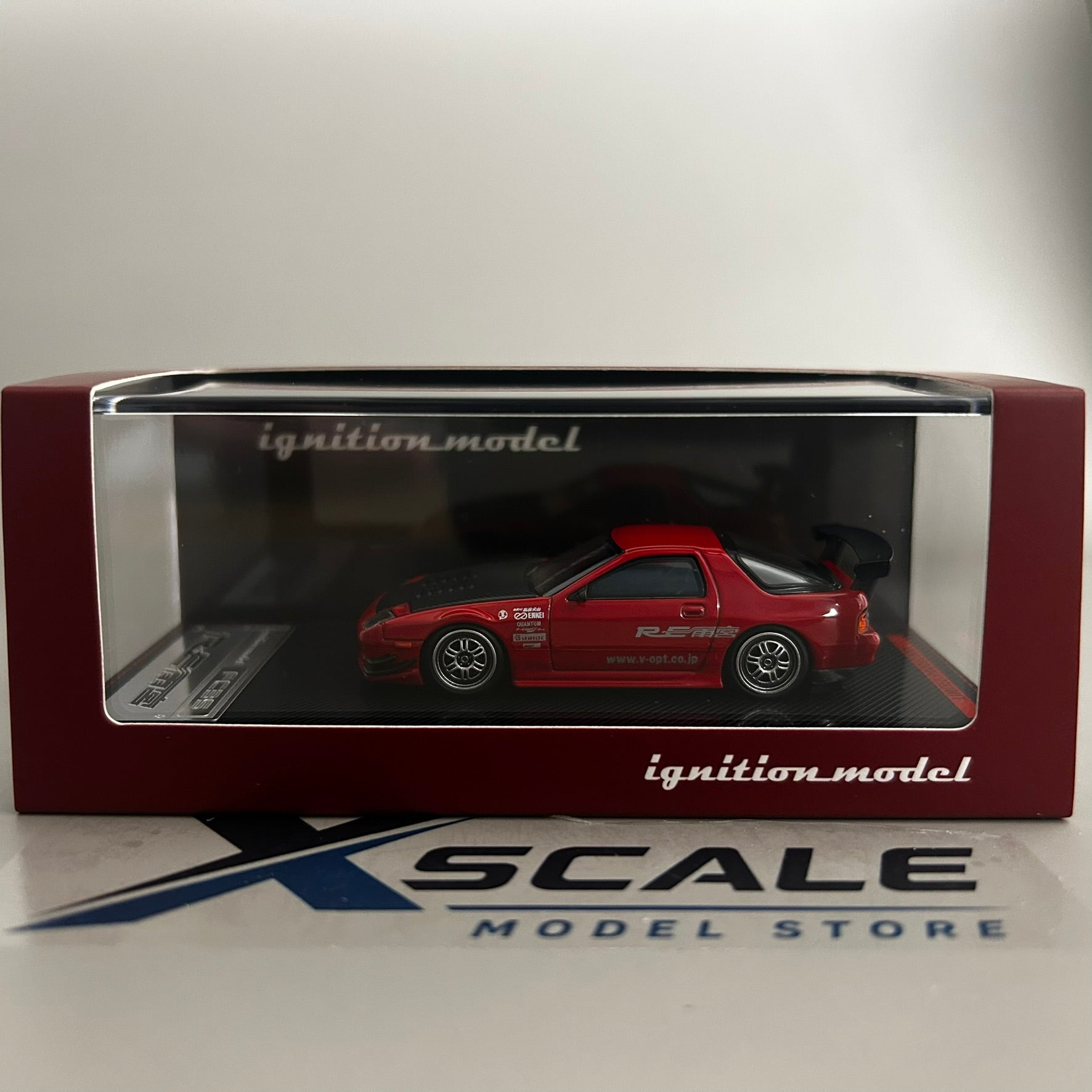 Ignition Model 1/64 Mazda RX7 RE Amemiya Red