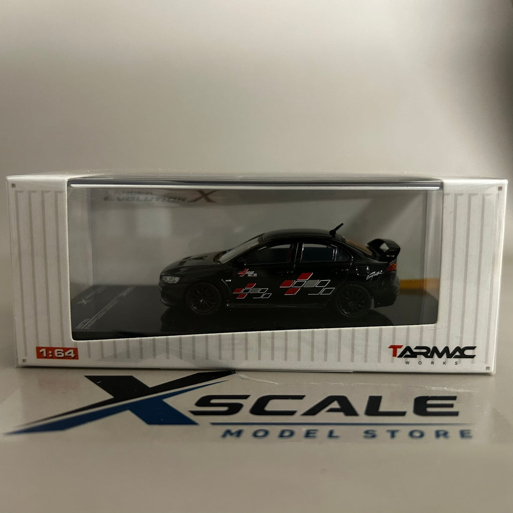 Tarmac Works 1/64 Mitsubishi Lancer Evolution Evo X Black