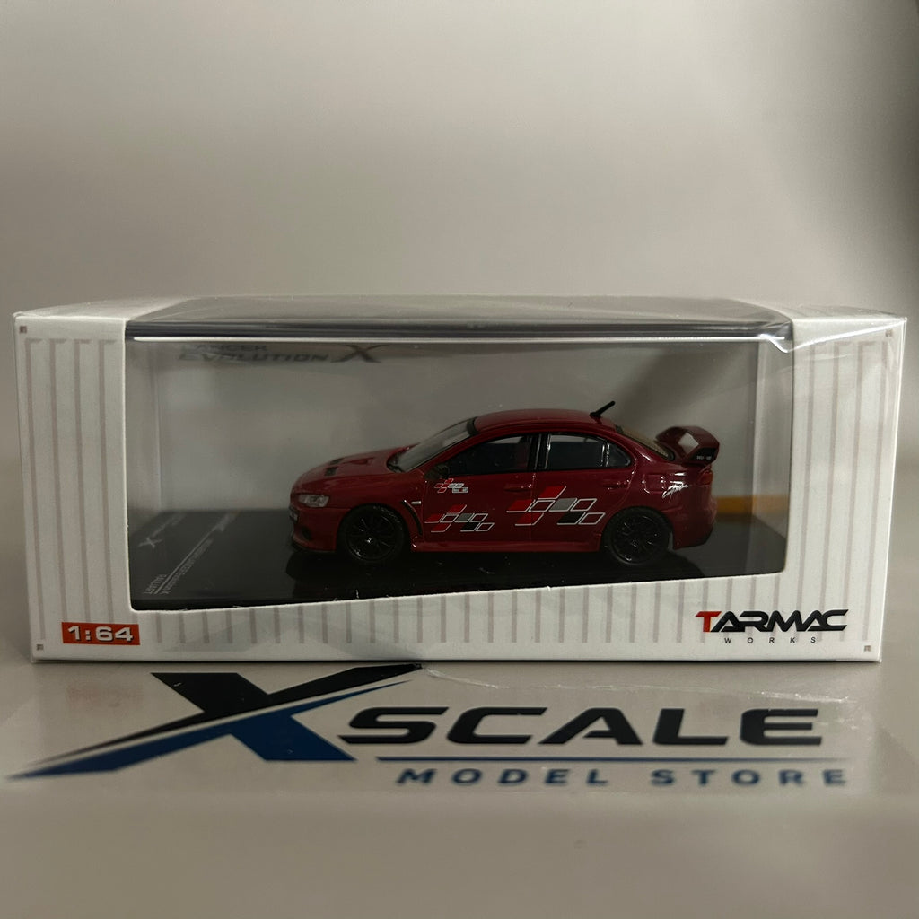 Tarmac Works 1/64 Mitsubishi Lancer Evolution Evo X Red