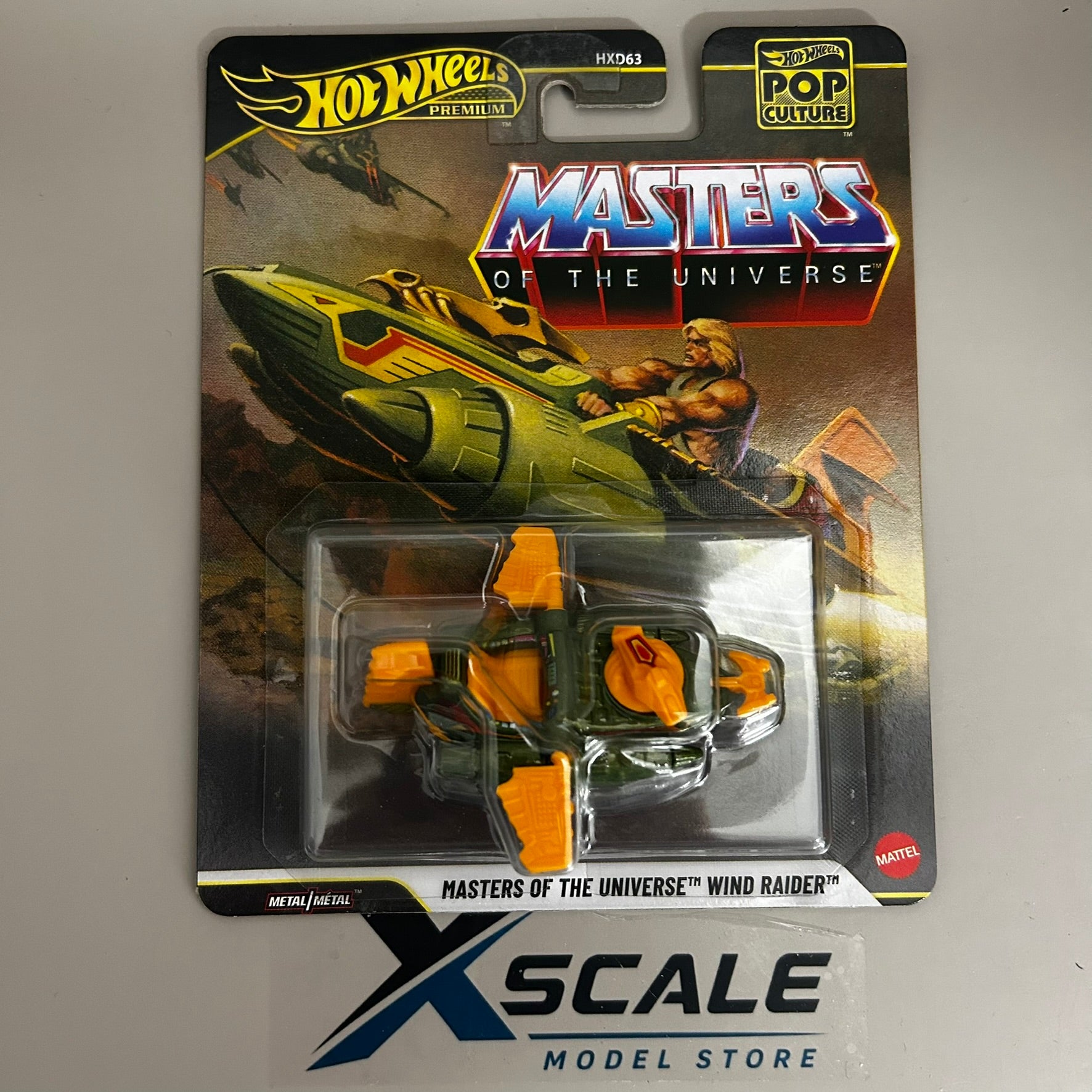 Premium Hot Wheels Pop Culture 1/64 Master of Universe Wind Raider