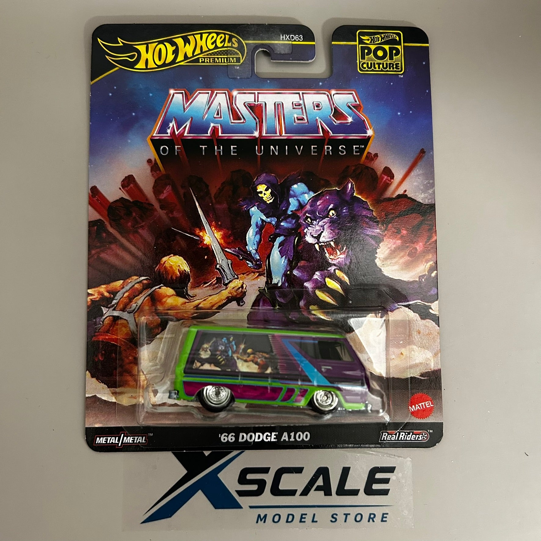 Premium Hot Wheels Pop Culture 1/64 MAster of Universe 66 Dodge A100