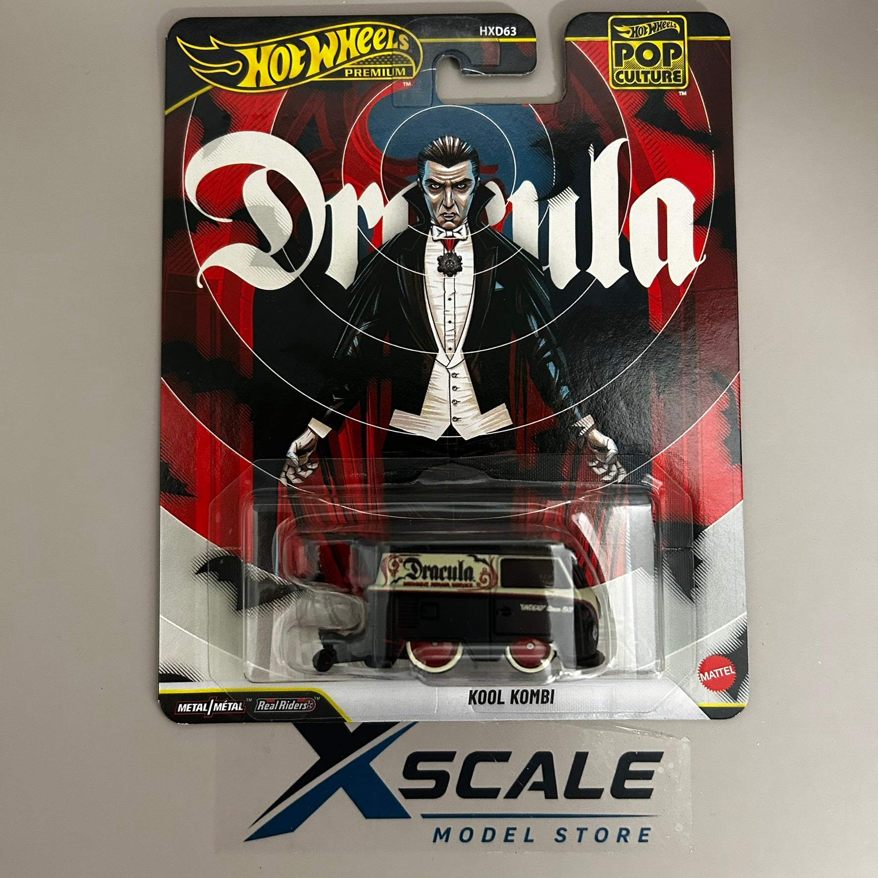 Premium Hot Wheels Pop Culture 1/64 Dracula Kool Kombi