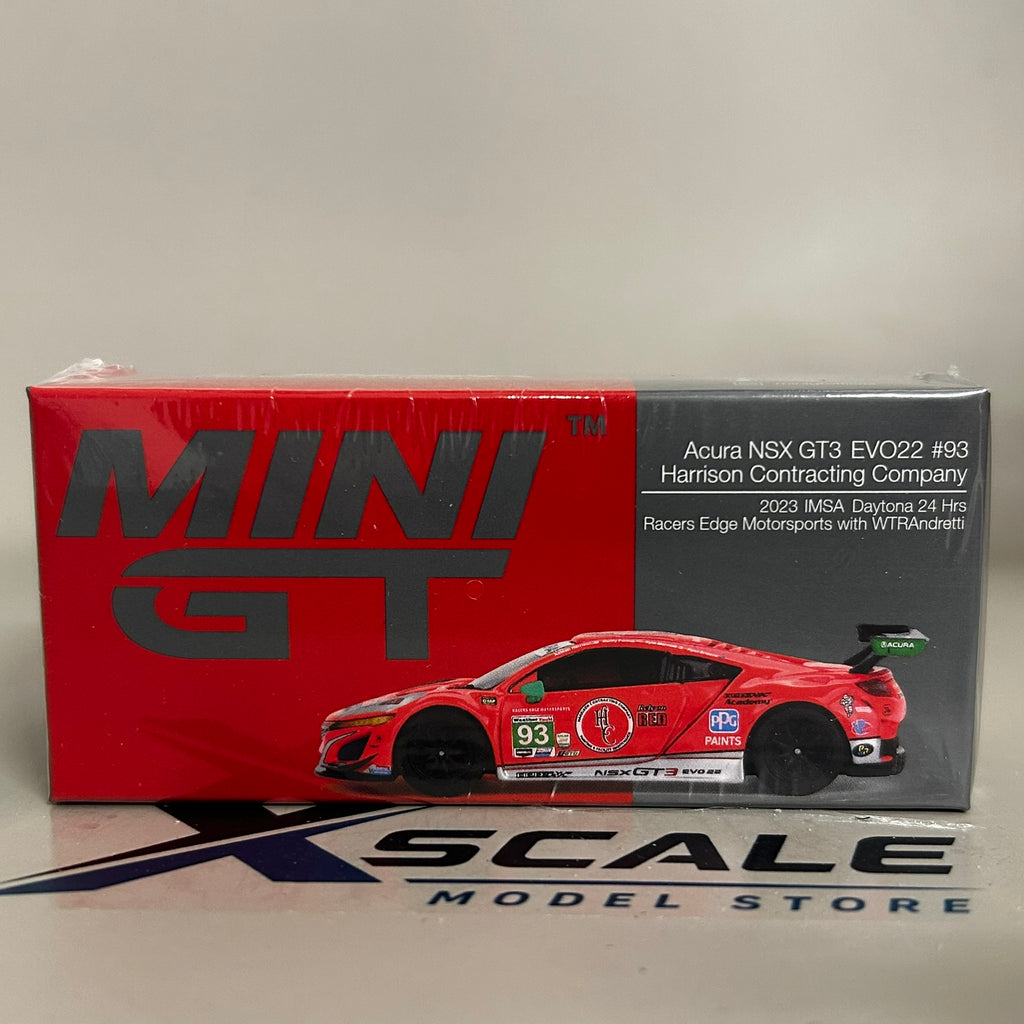 Mini GT 1/64 #617 Honda NSX GT3 EVO22 #93 2023 Daytona