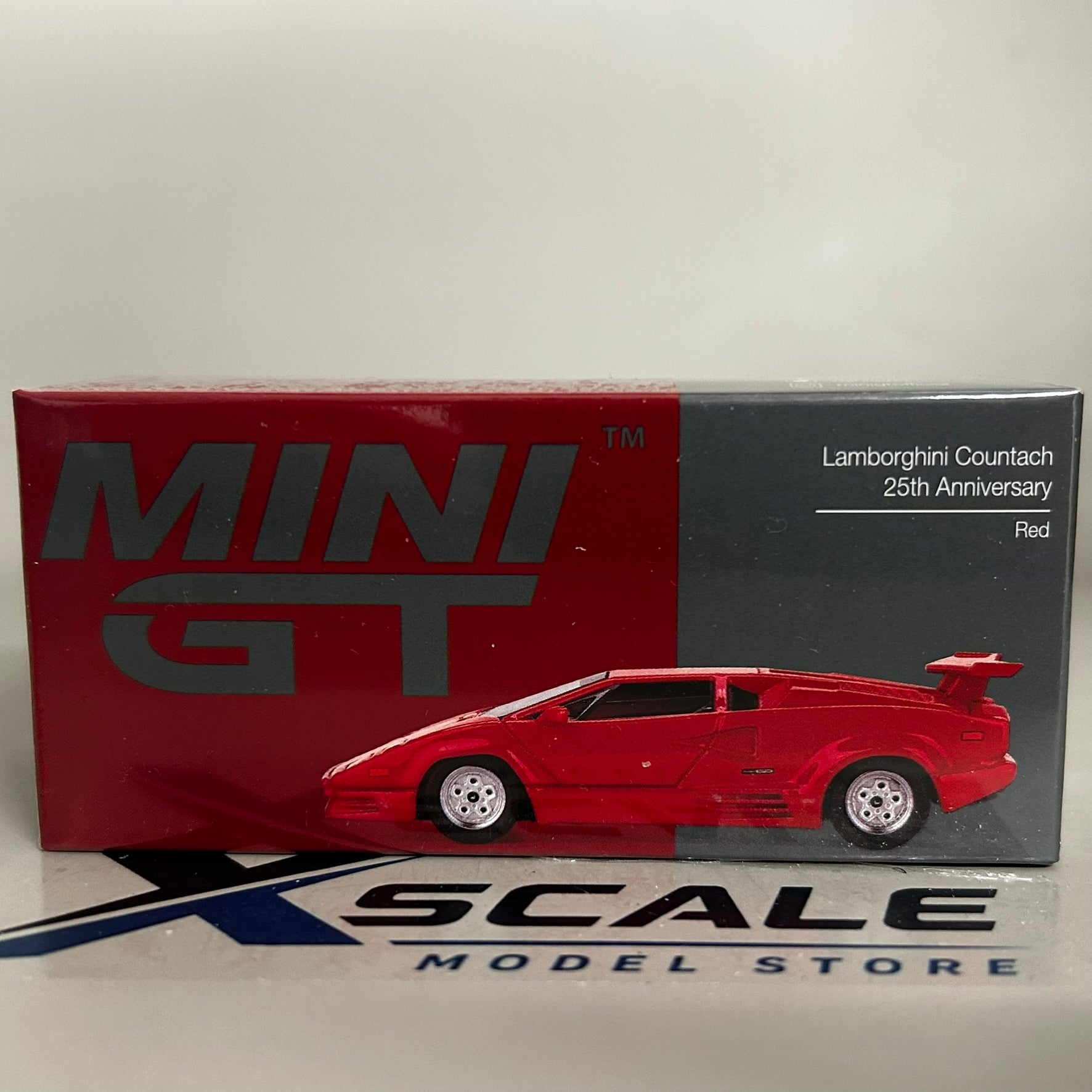 Mini GT 1/64 #1192 Lamborghini Countach 25th Anniversary Red