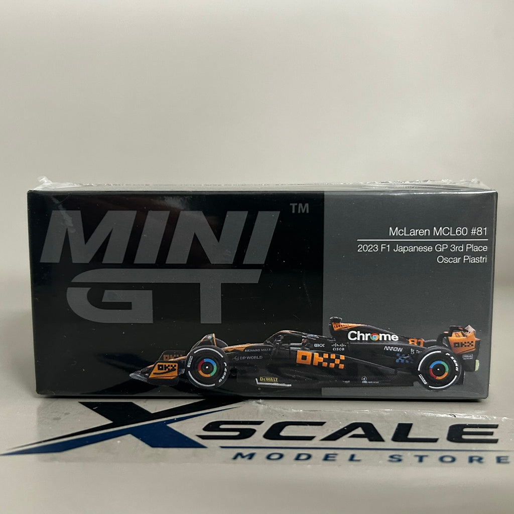 Mini GT 1/64 #768 McLAREN MCL60 #81 2023 F1 OSCAR PIASTRI