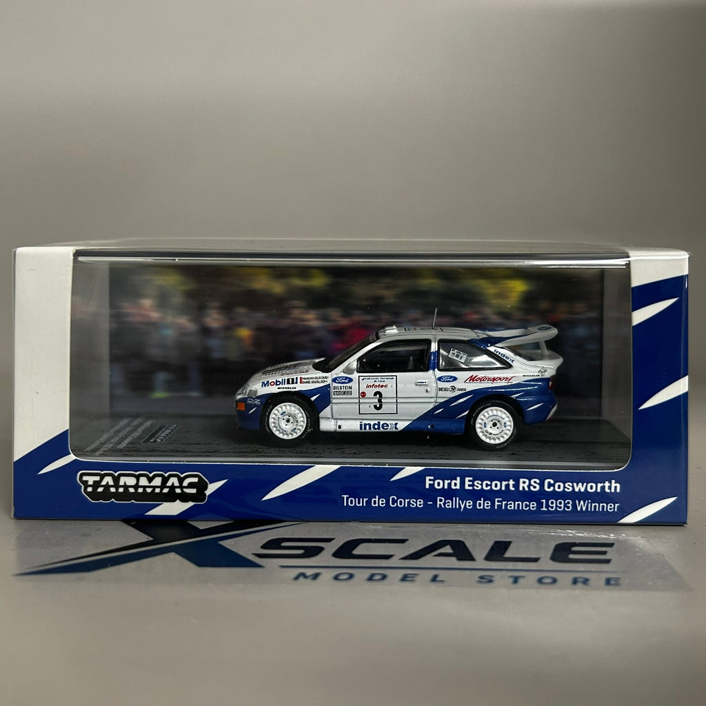 Tarmac Works 1/64 Ford Escort RS Cosworth 1993 Rallye Winner