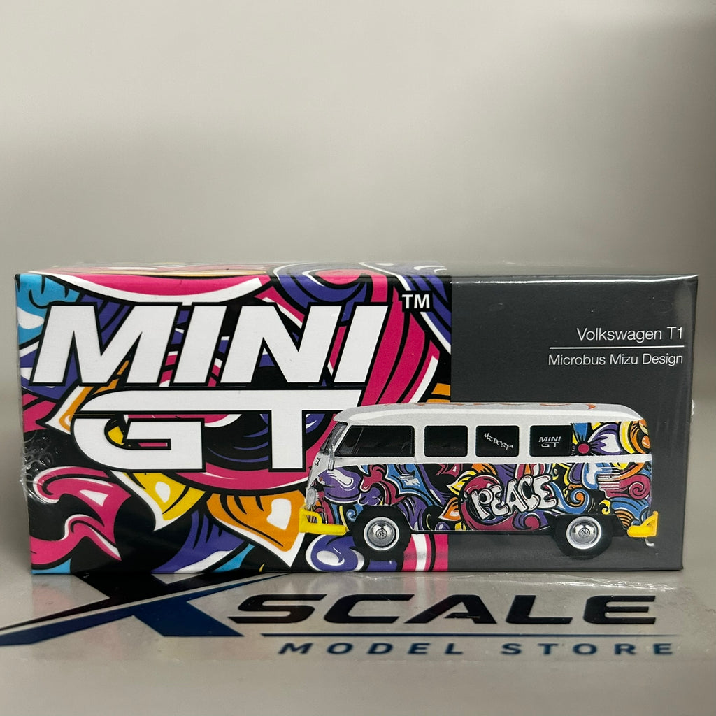 Mini GT 1/64 #1191 Volkswagen VW T1 Microbus Mizu Design
