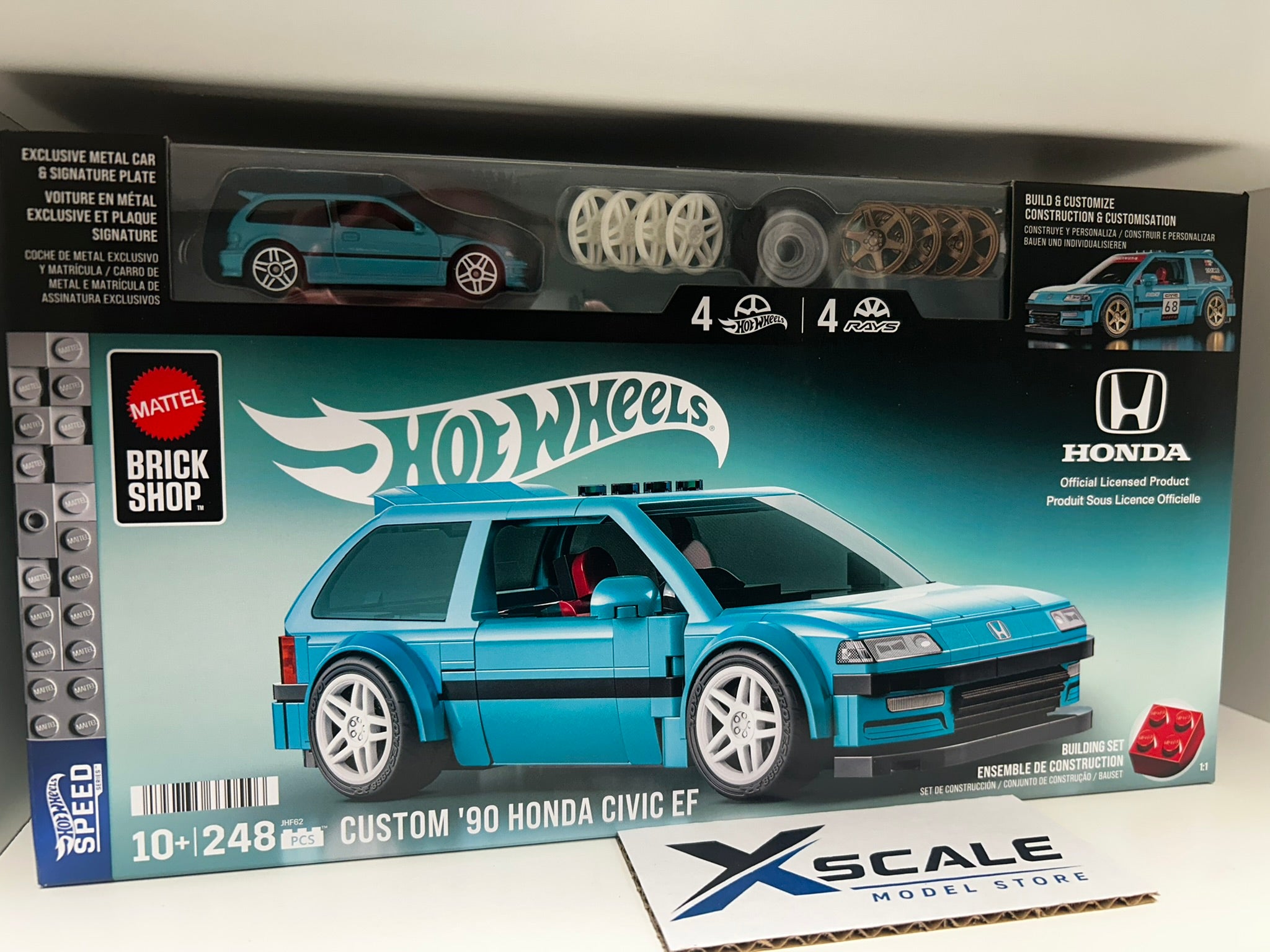 Hot Wheels Brick Shop Honda 90 Civic EF