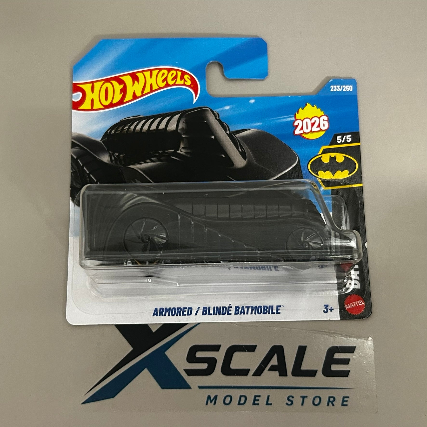 Hot Wheels 2026 N 1/64 Batman Armored Blinde Batmobile