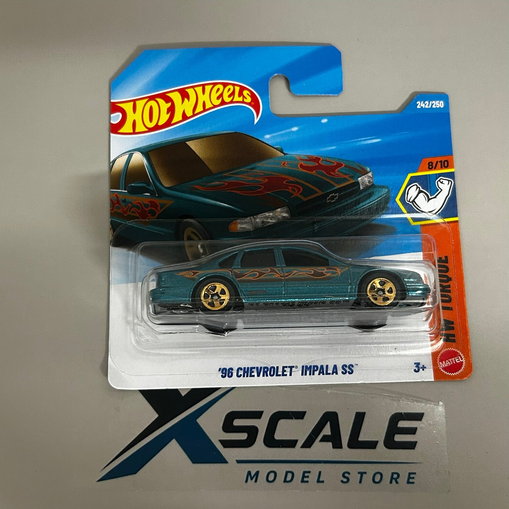 Hot Wheels 2026 N 1/64 GM Chevrolet 96 Impala SS Teal