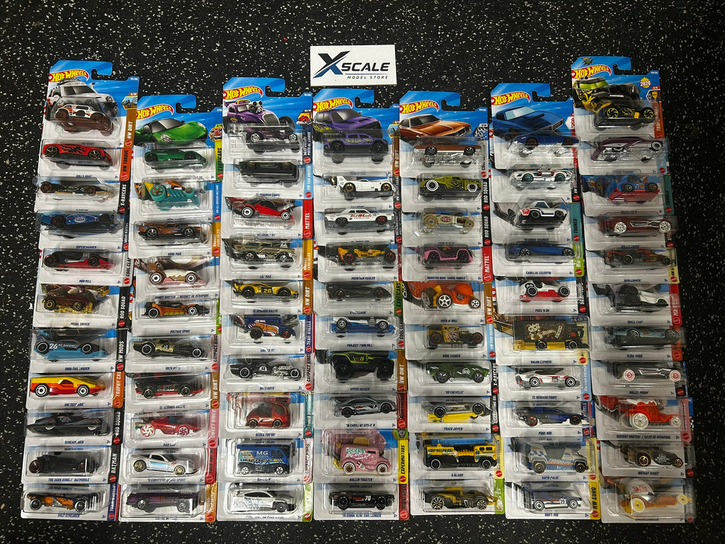 #25 Hot Wheels x72 CARS 1:64 CLEARANCE JOBLOT BUNDLE *NO DUPLICATES*