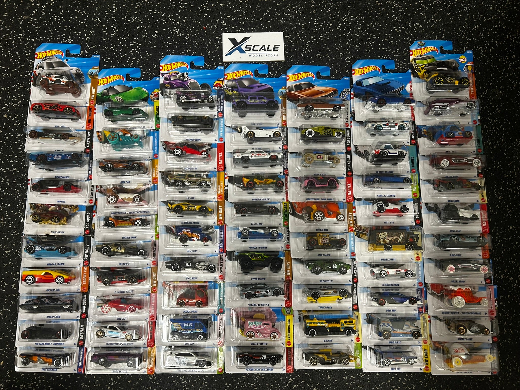 #25 Hot Wheels x72 CARS 1:64 CLEARANCE JOBLOT BUNDLE *NO DUPLICATES*