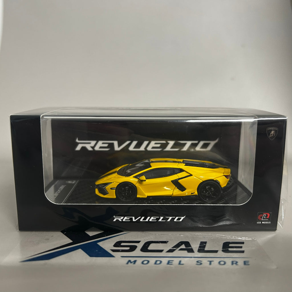 LCD Models 1/64 Lamborghini Revuelto 20th Anniversary Yellow