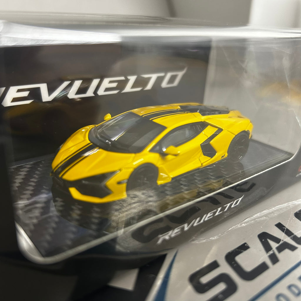 LCD Models 1/64 Lamborghini Revuelto 20th Anniversary Yellow