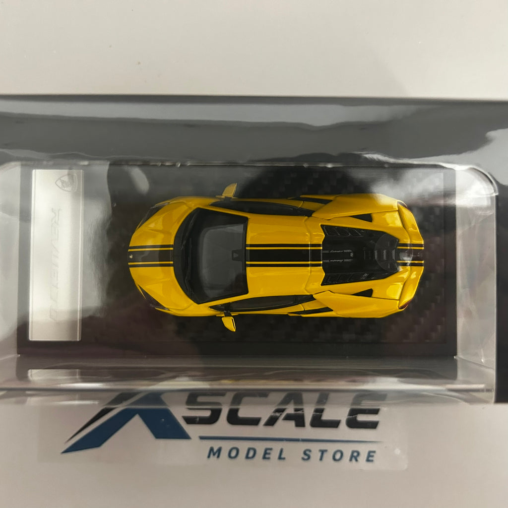 LCD Models 1/64 Lamborghini Revuelto 20th Anniversary Yellow
