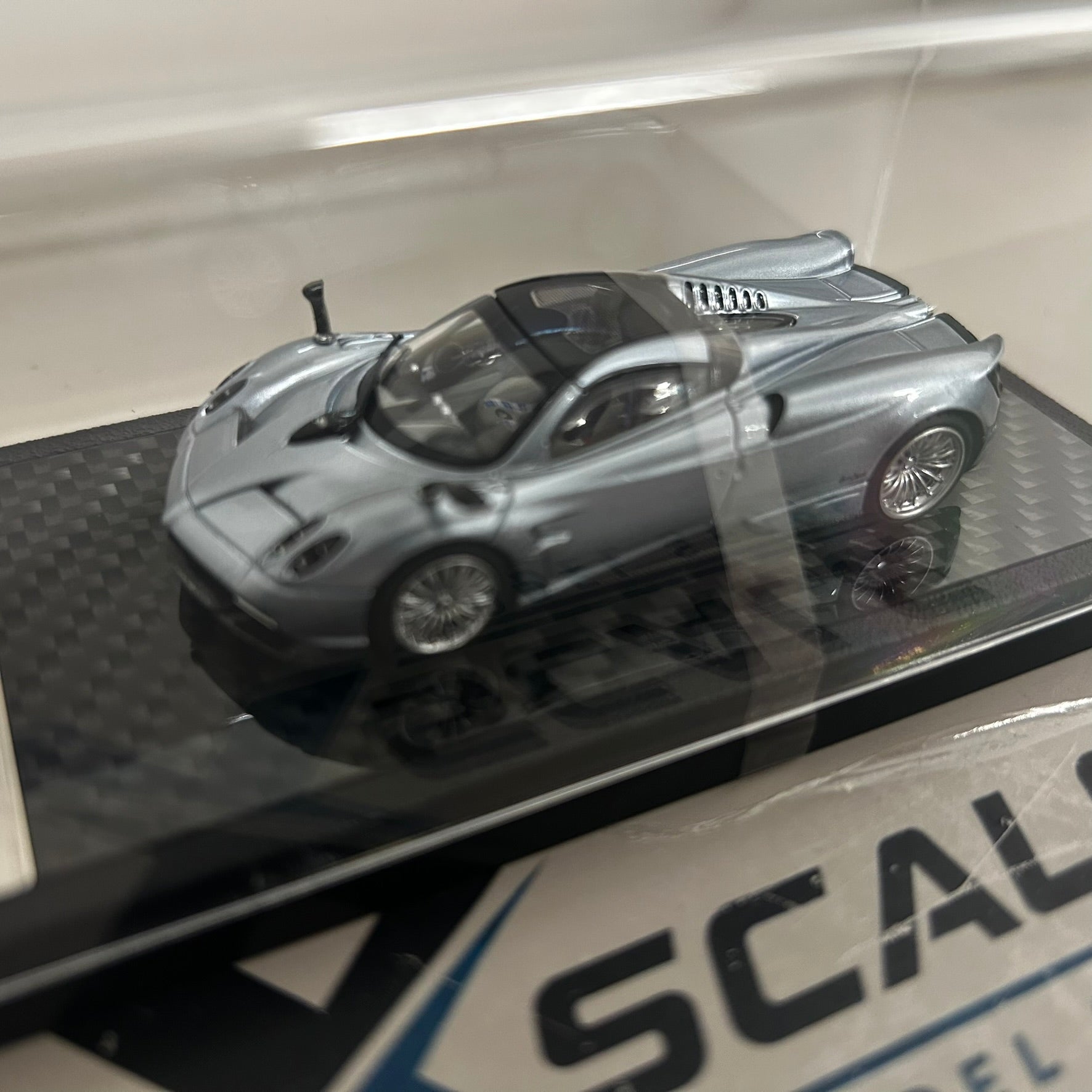 LCD Models 1/64 Pagani Huayra Roadster Ice Blue
