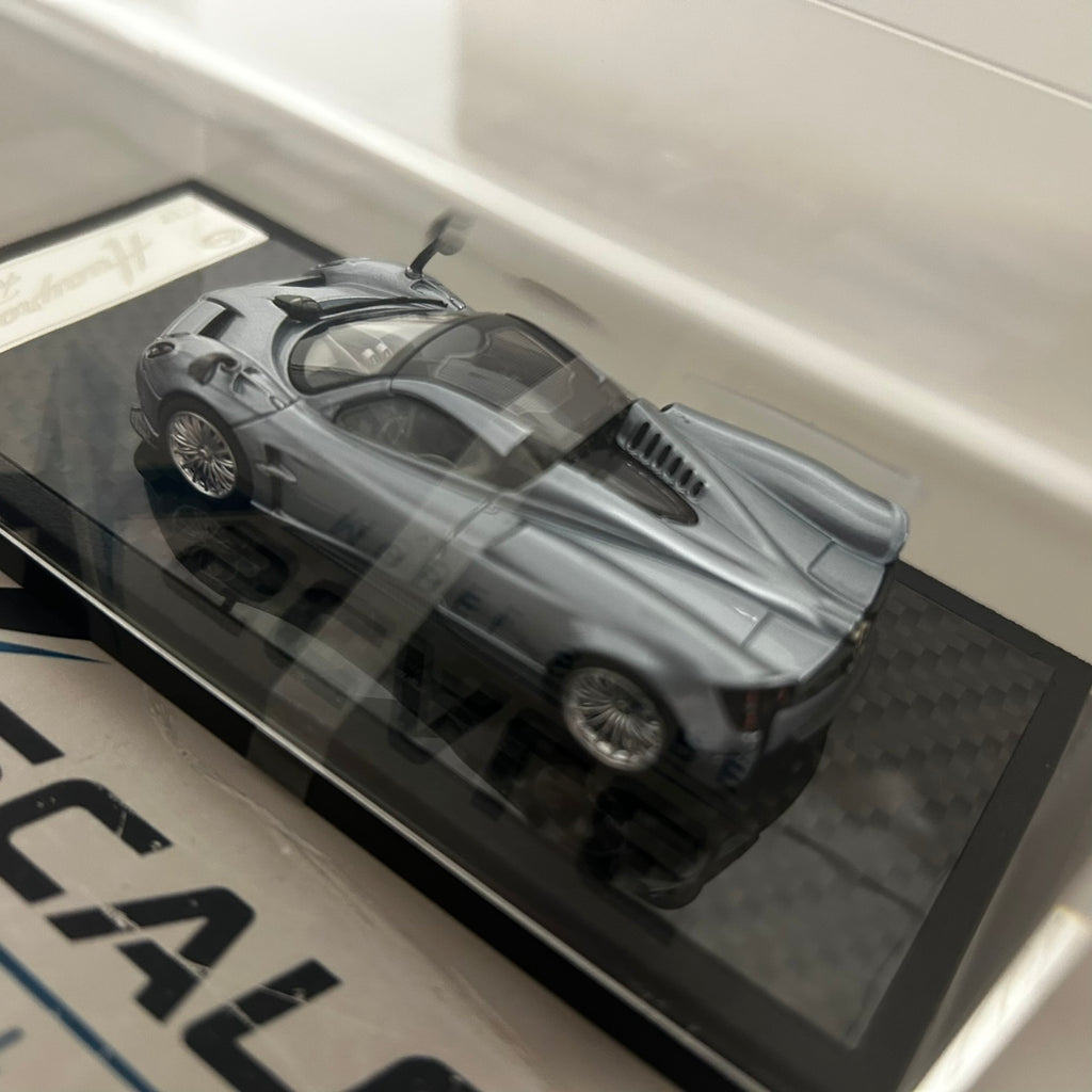 LCD Models 1/64 Pagani Huayra Roadster Ice Blue