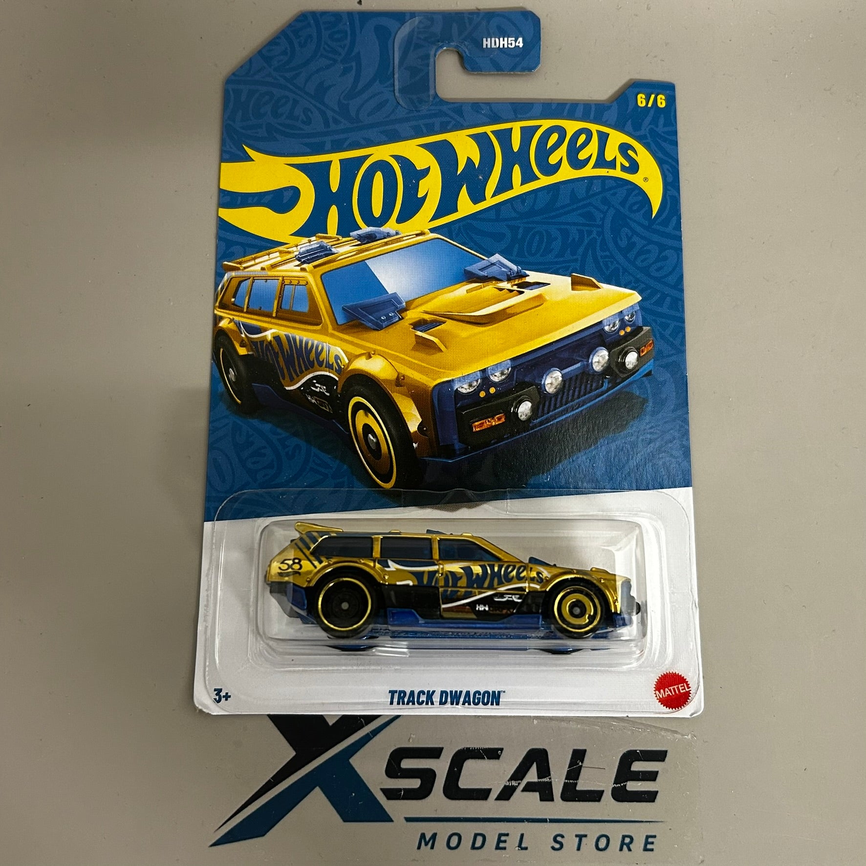 Silver Series Hot Wheels 1/64 58th Anniversary Track Dwagon *Chase*