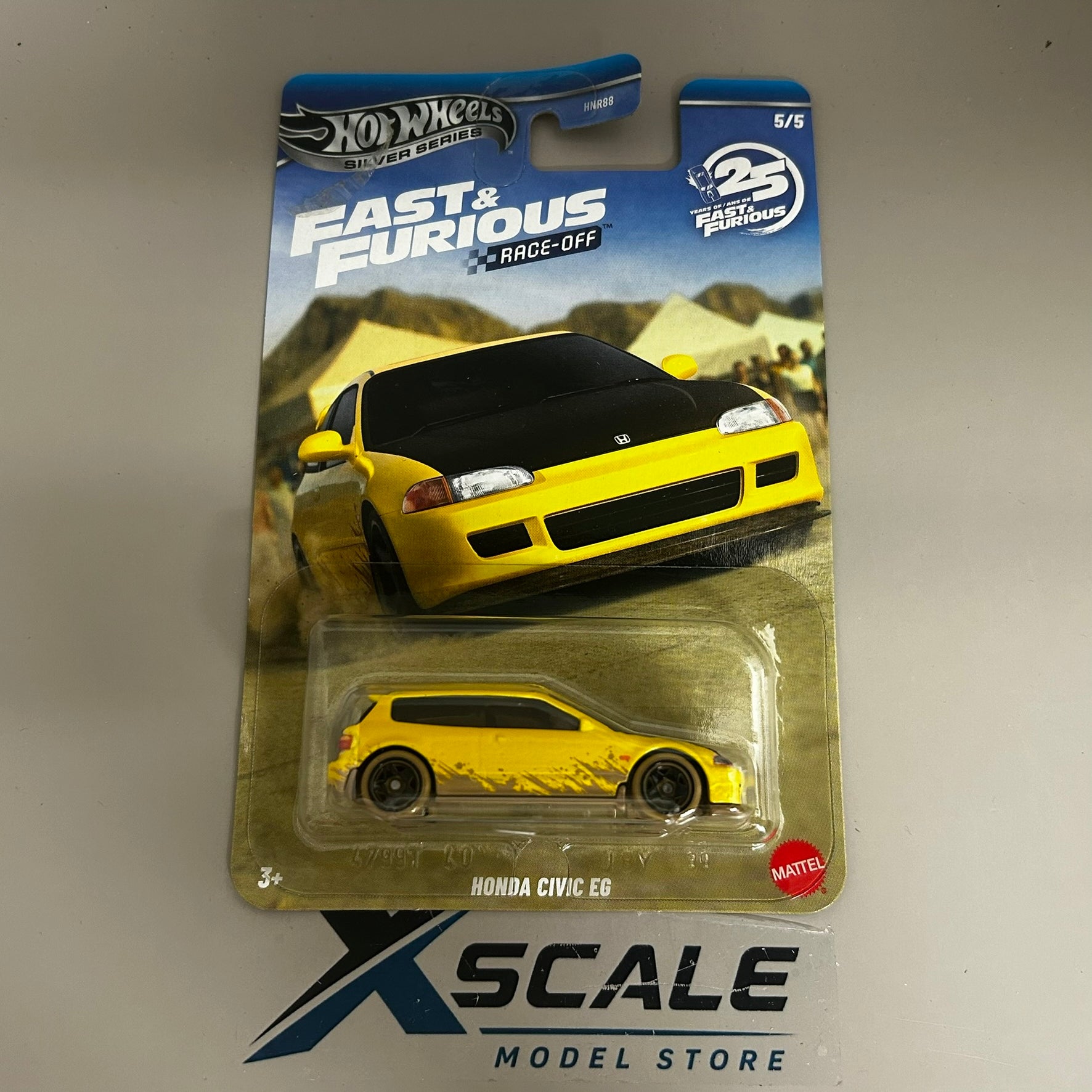 Fast & Furious Hot Wheels 1/64 Honda Civic EG