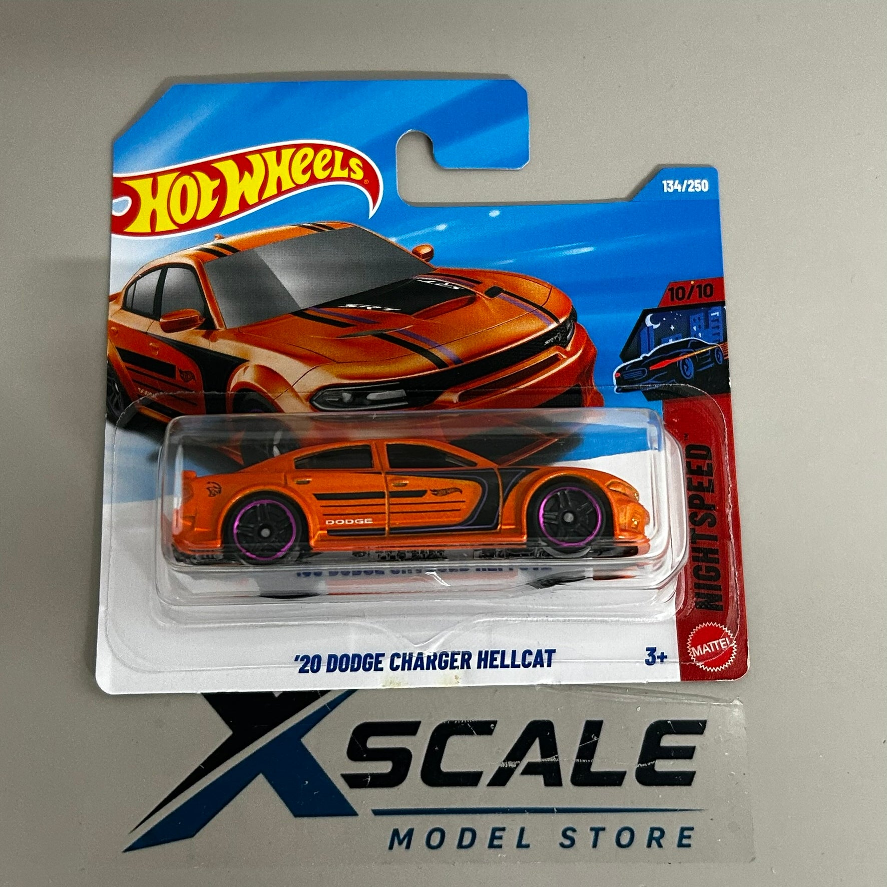 Hot Wheels 2026 P 1/64 Dodge Charger Hellcat Orange