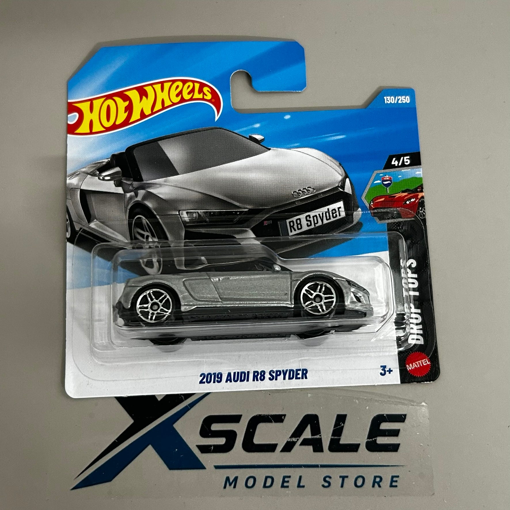Hot Wheels 2026 P 1/64 Audi R8 Spyder Silver