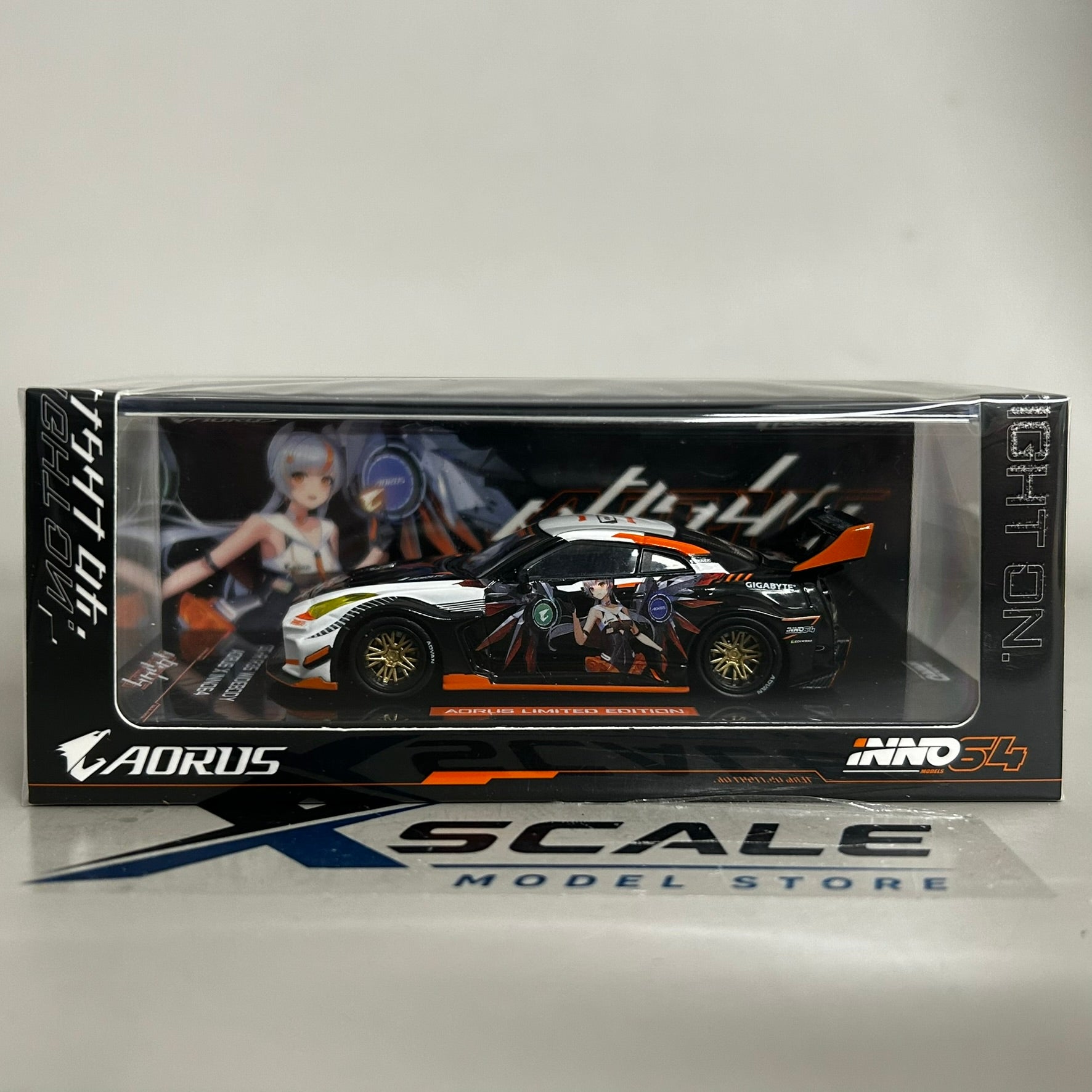 Inno64 1/64 Nissan Skyline R35 GTR Aorus Limited Edition