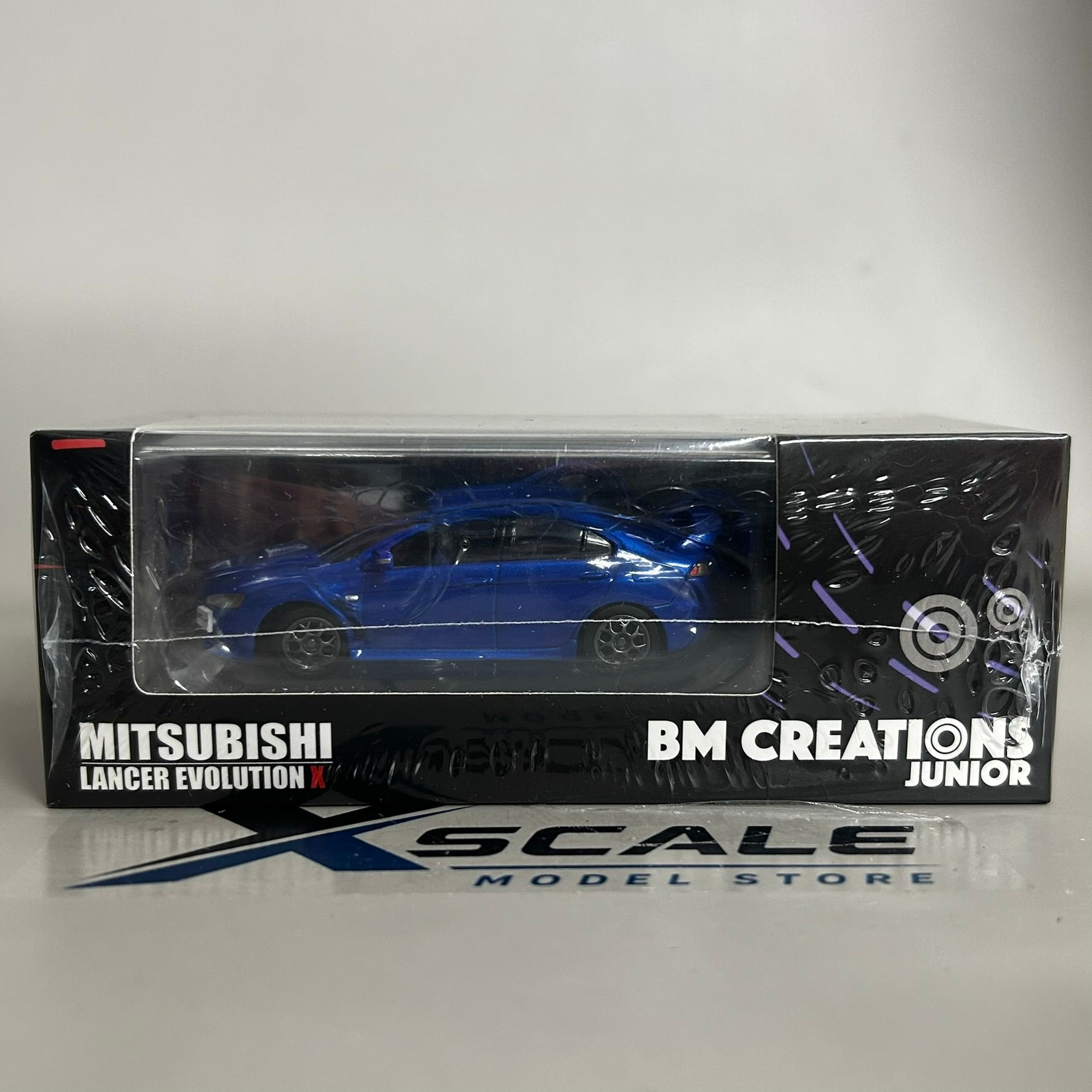 BM Creations 1/64 Mitsubishi Lancer Evolution Evo X Blue