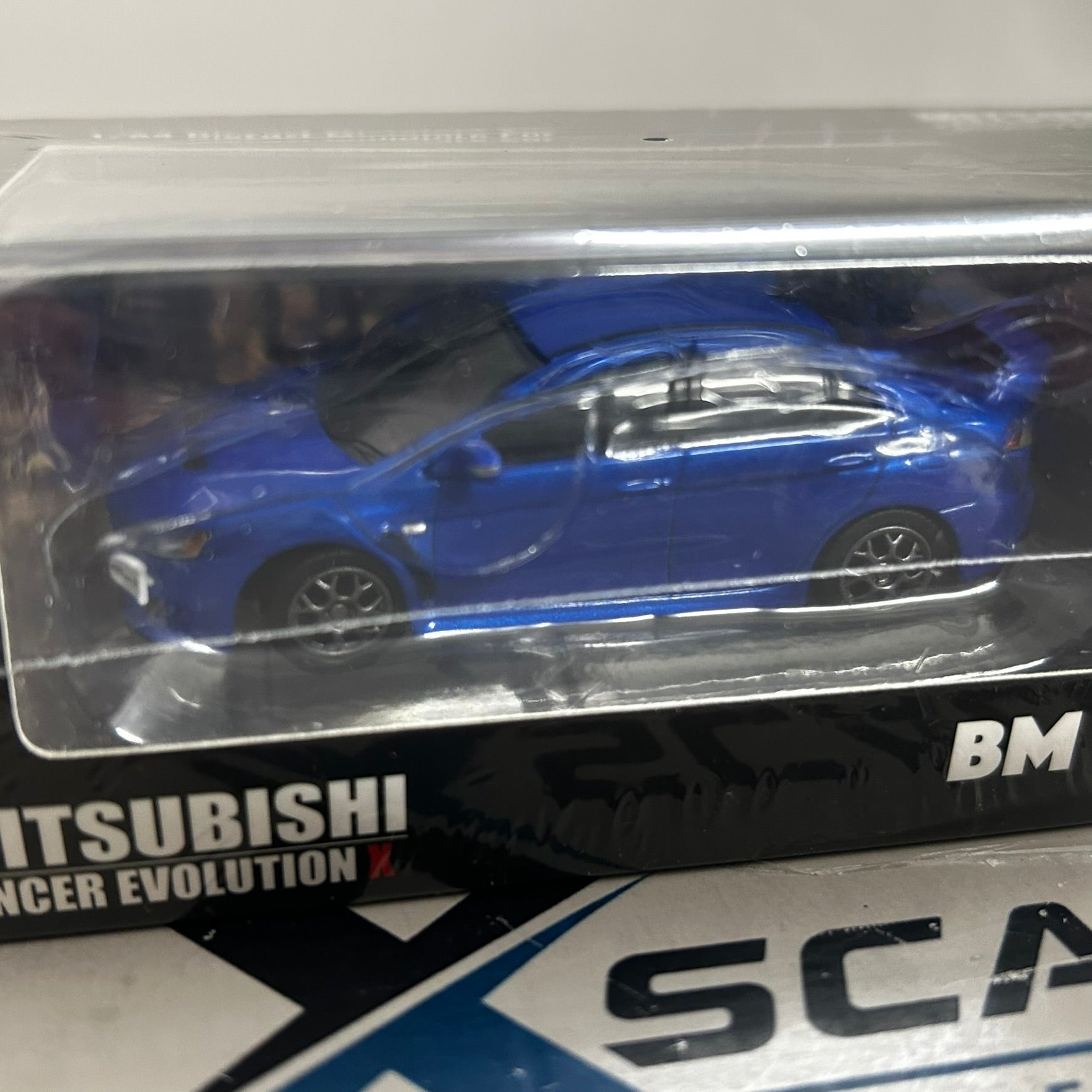 BM Creations 1/64 Mitsubishi Lancer Evolution Evo X Blue