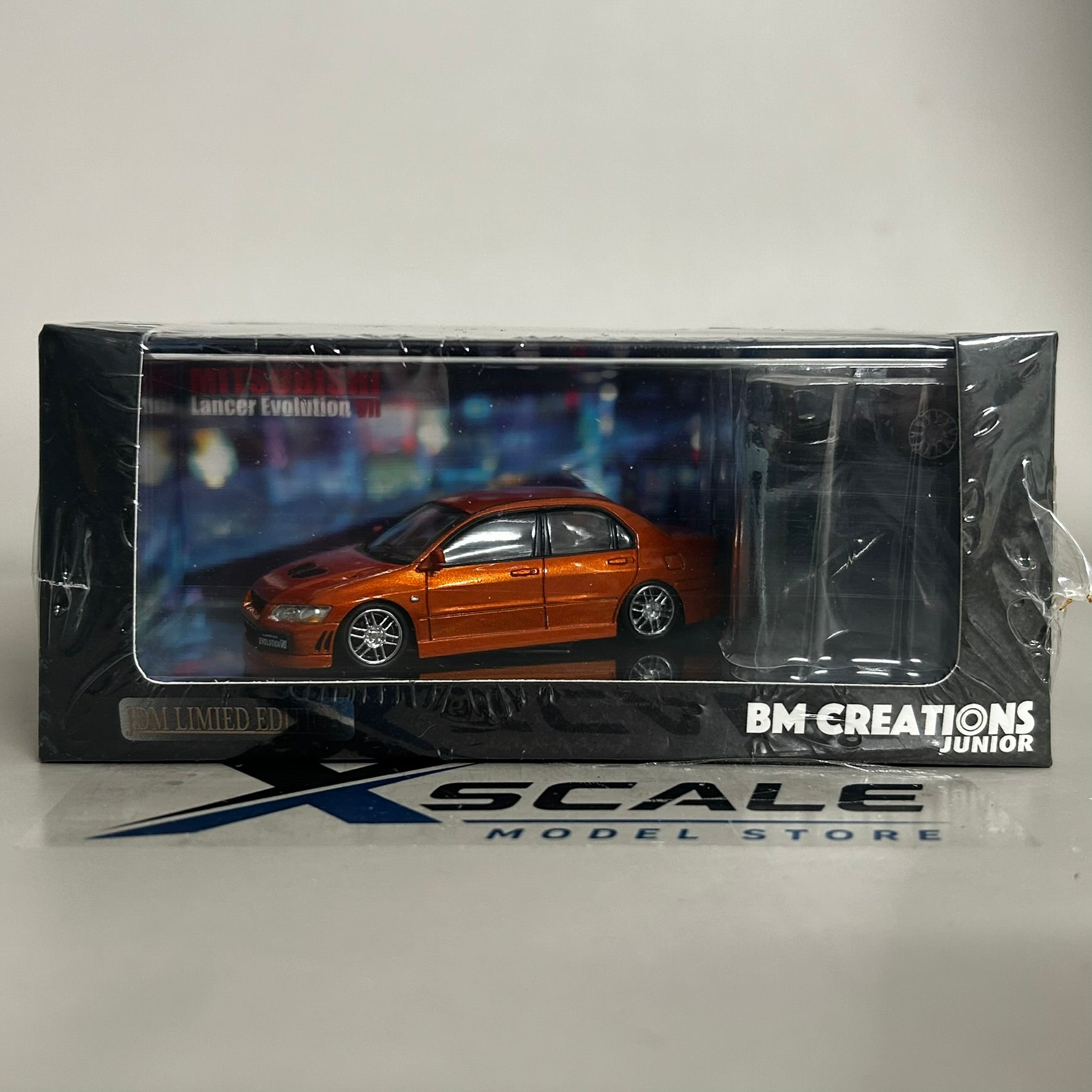 BM Creations 1/64 Mitsubishi Lancer Evolution Evo VII Orange