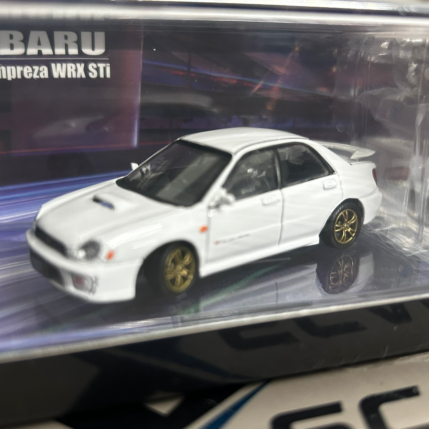 BM Creations 1/64 Subaru 2001 Impreza WRX STI White
