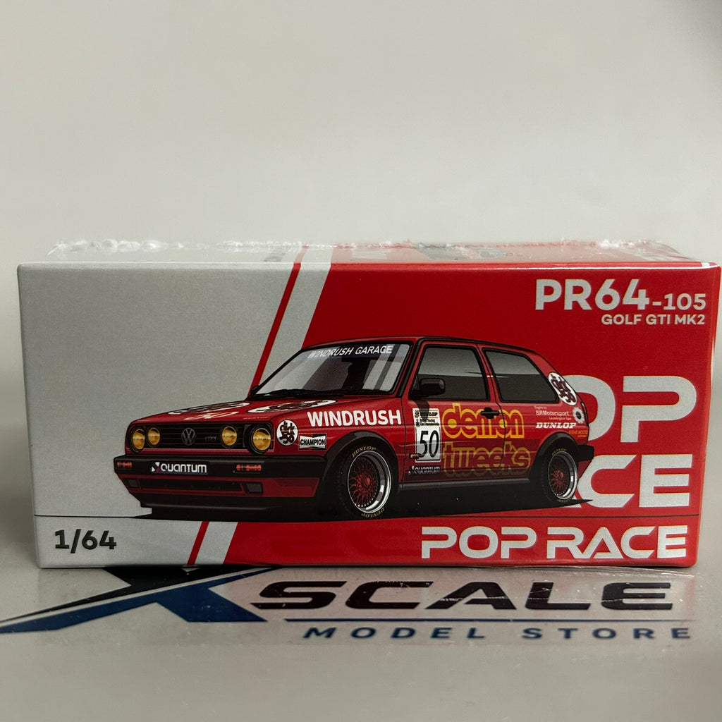 Pop Race 1/64 #105 Volkswagen Golf GTI MK2
