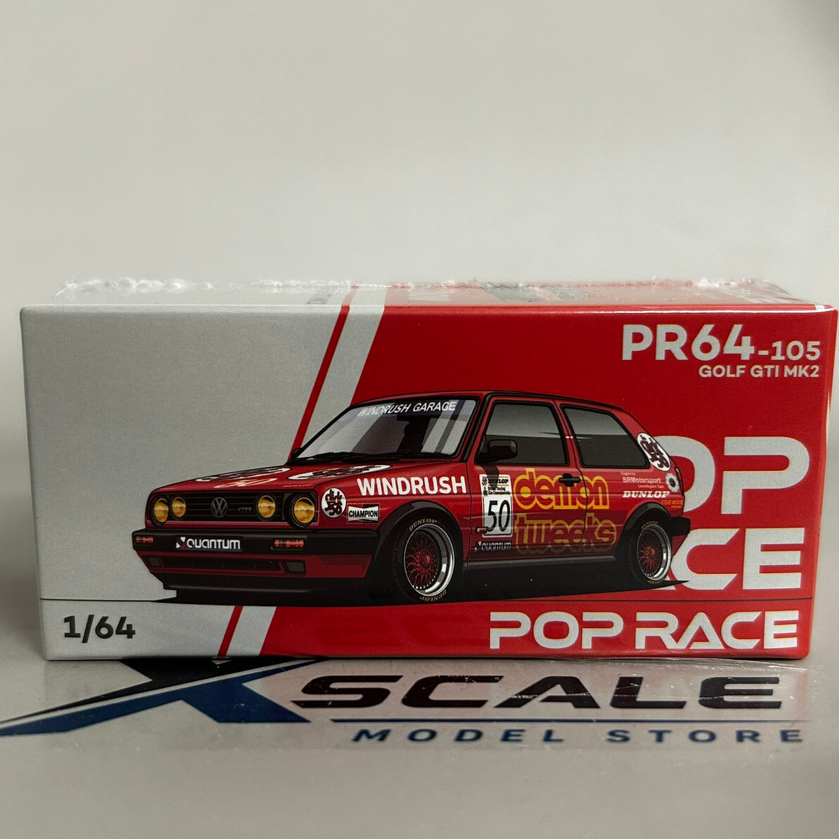 Pop Race 1/64 #105 Volkswagen Golf GTI MK2